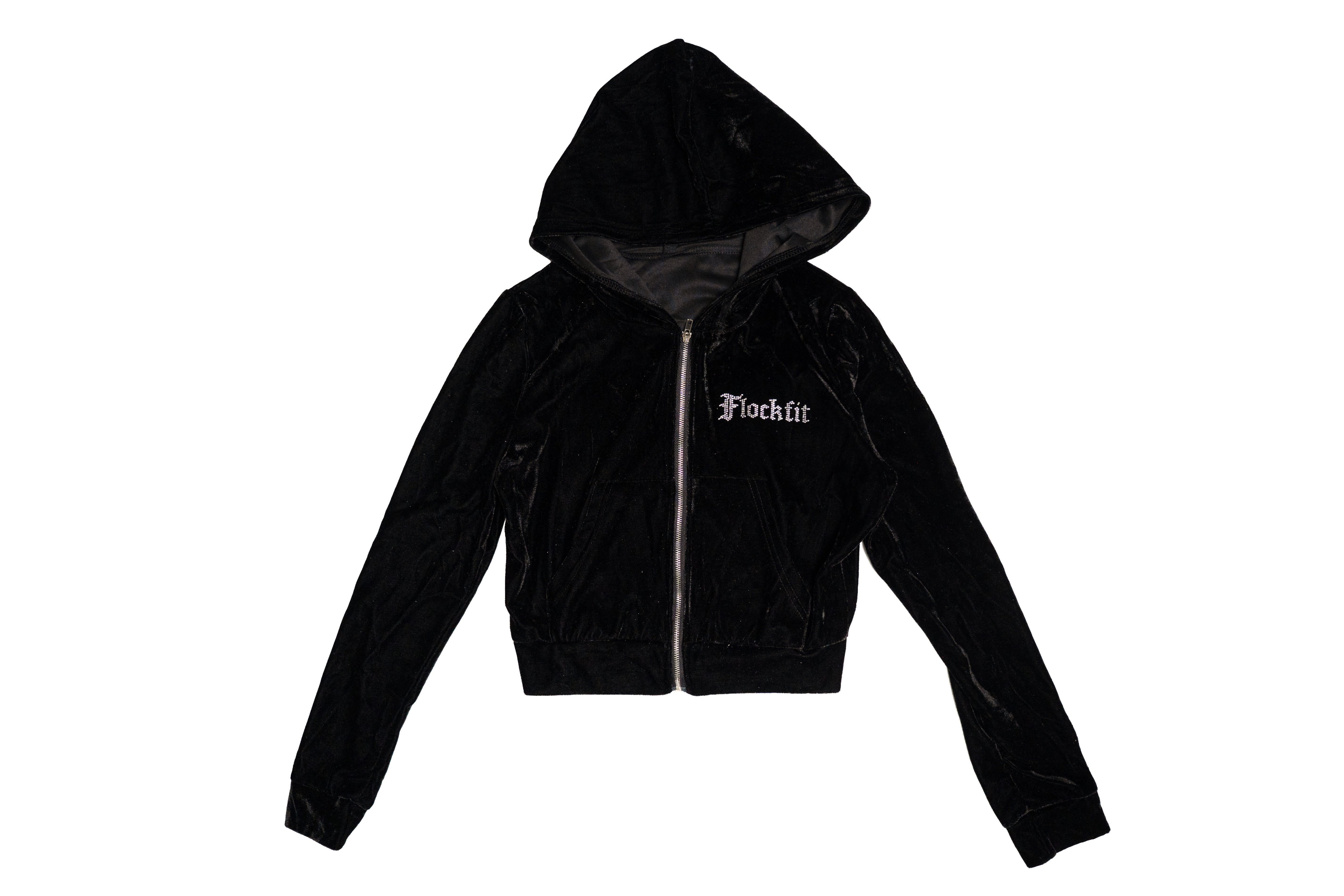 FF Velour Hoodie - Black