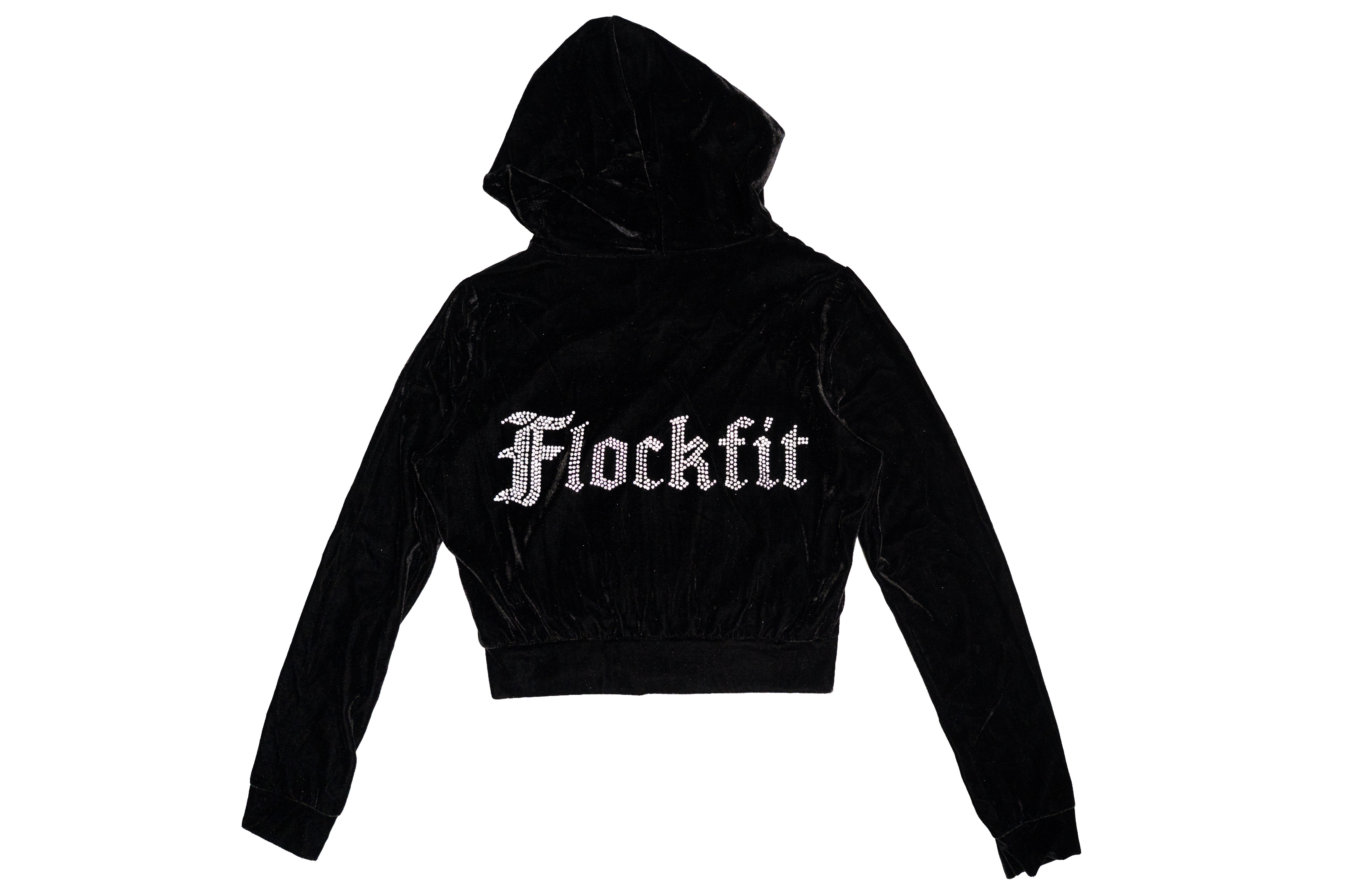 FF Velour Hoodie - Black