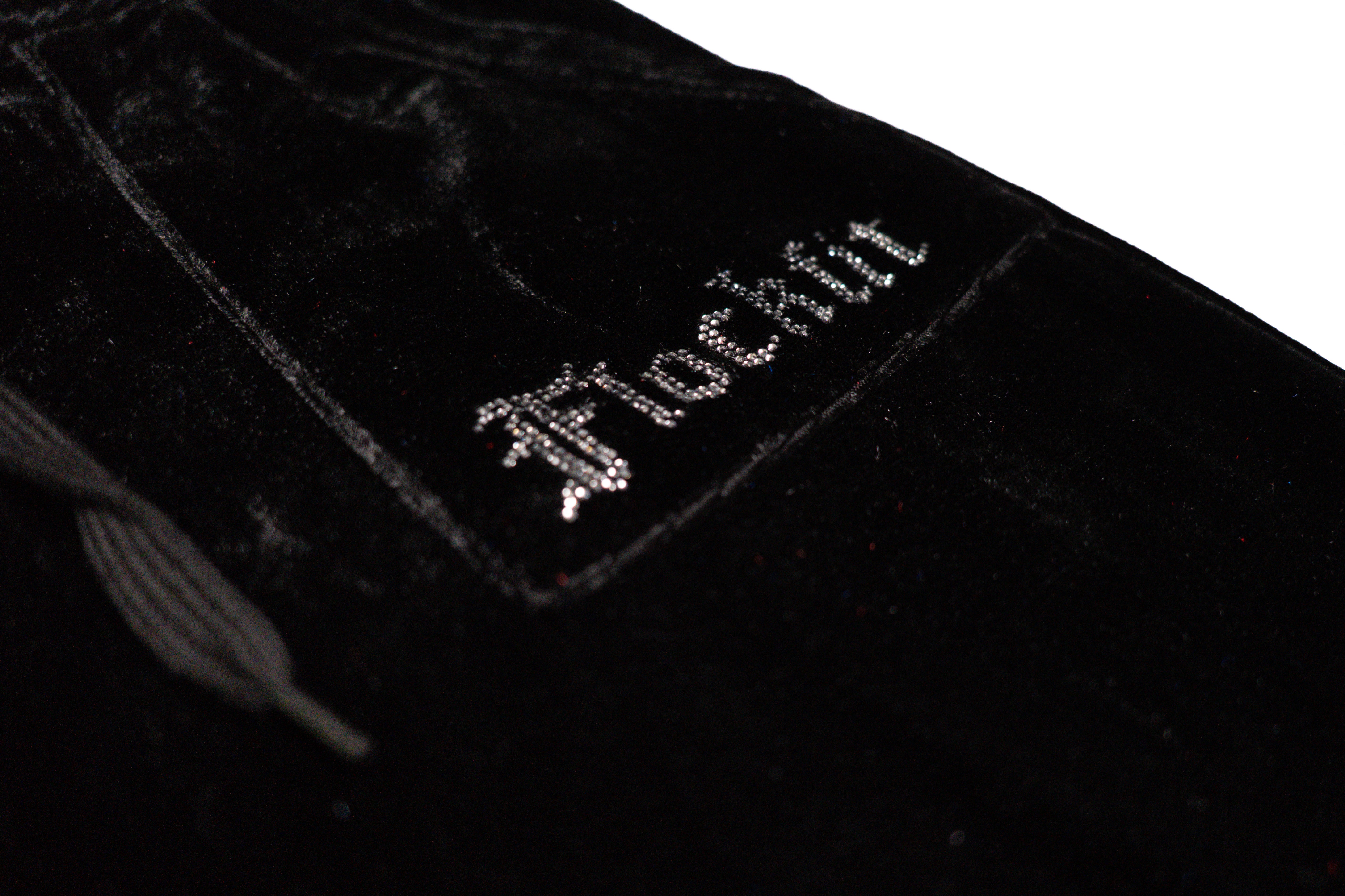 FF Velour Track Pants - Black