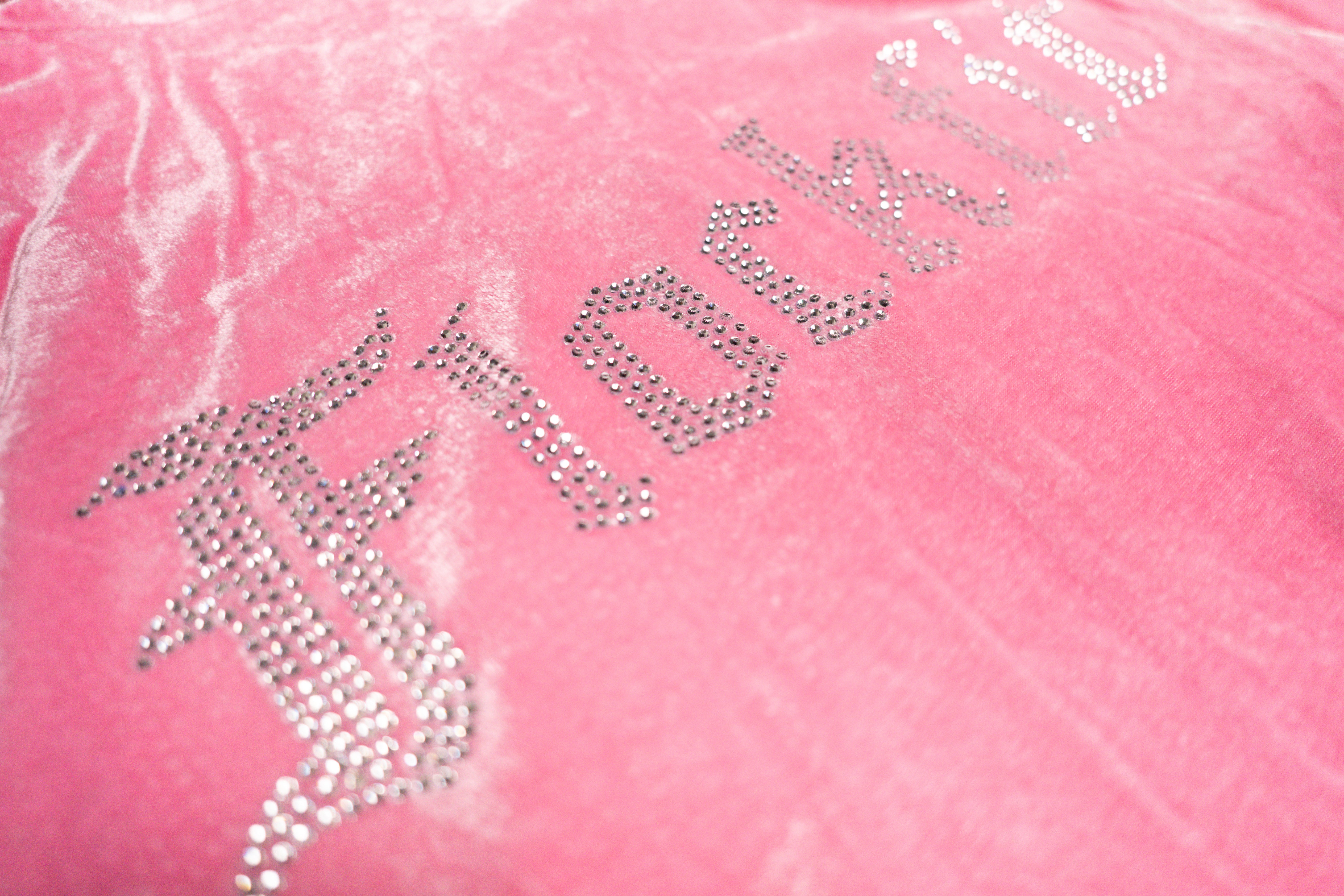 FF Velour Hoodie - Pink
