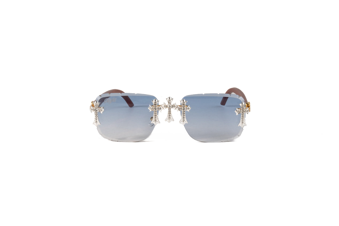 FF Iced Out Sunglasses - Blue