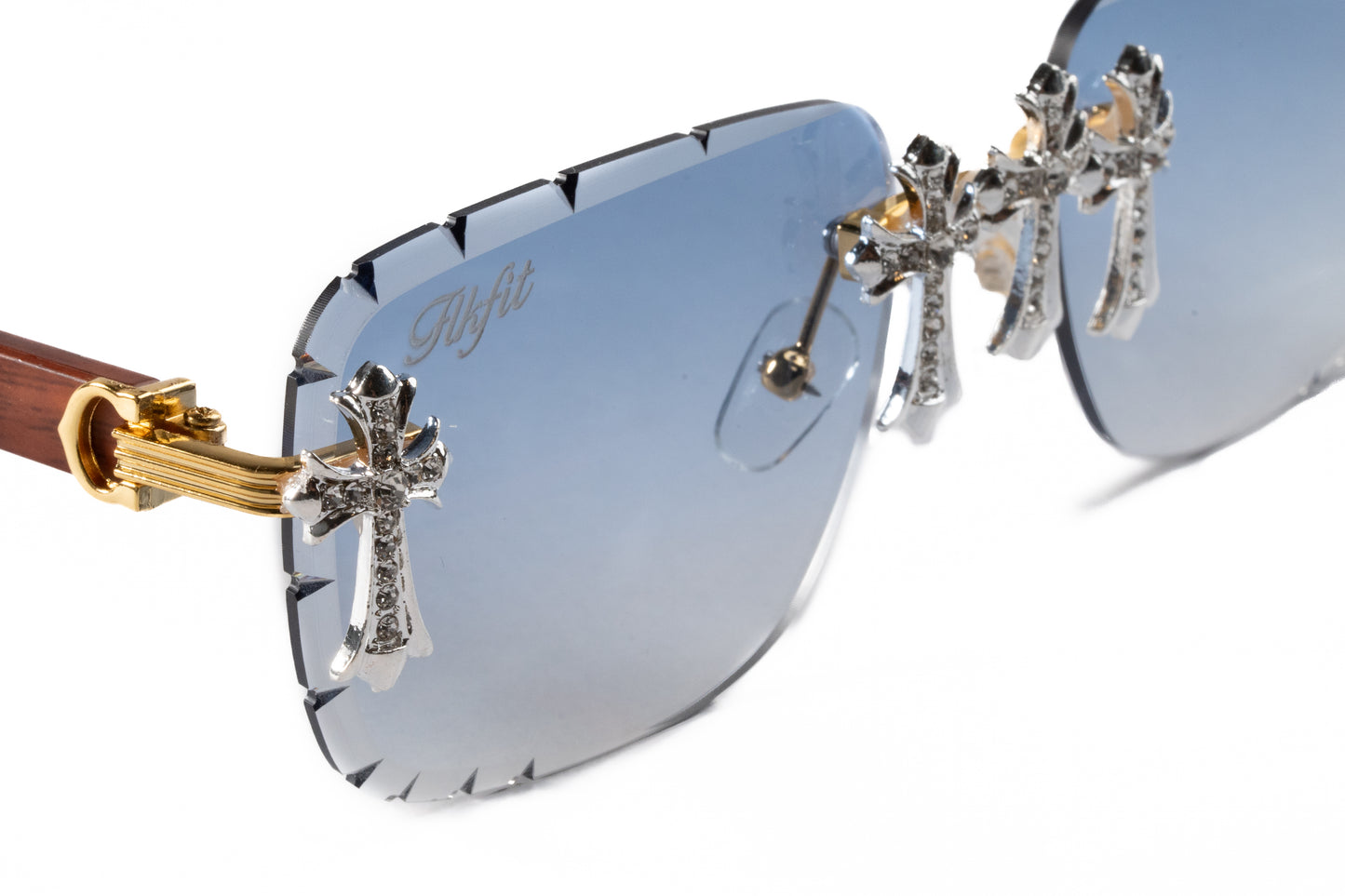 FF Iced Out Sunglasses - Blue