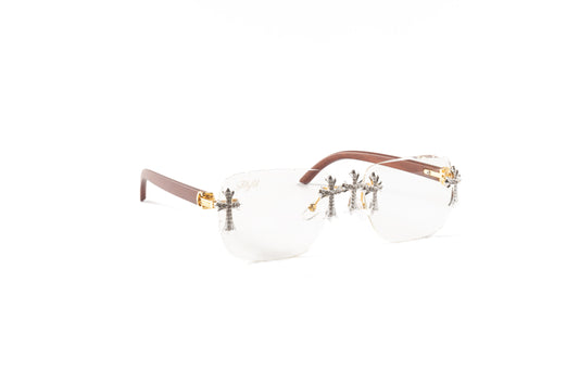 FF Iced Out Sunglasses - Clear