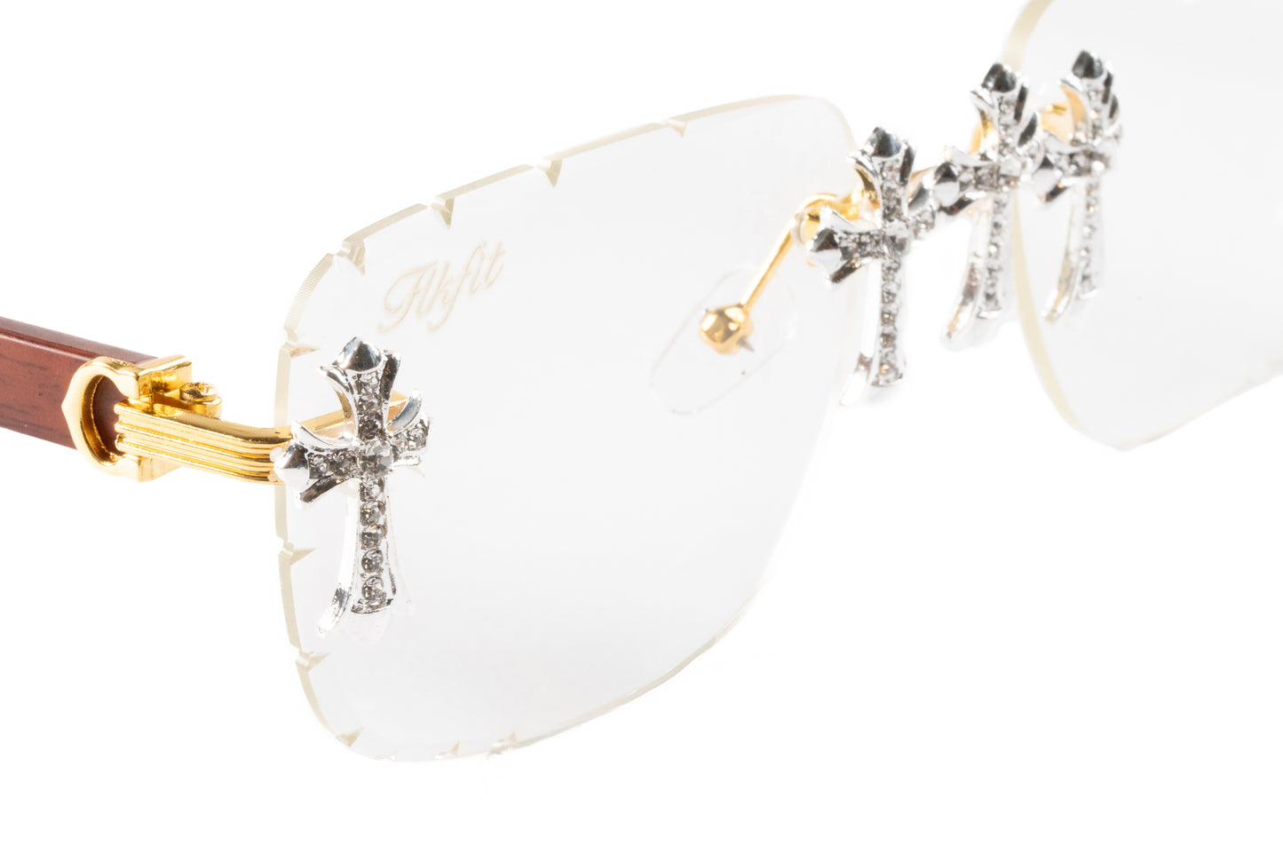 FF Iced Out Sunglasses - Clear