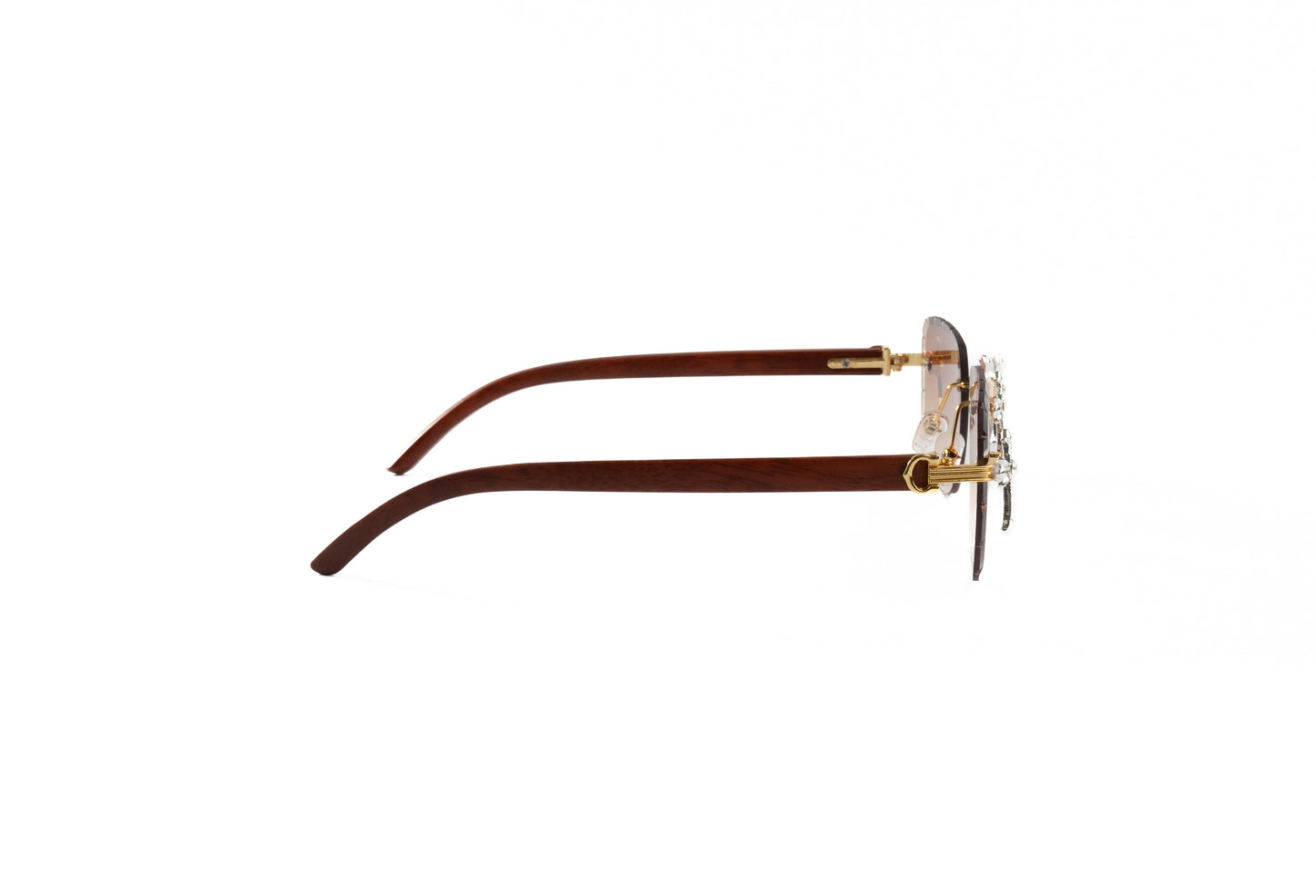 FF Iced Out Sunglasses - Brown