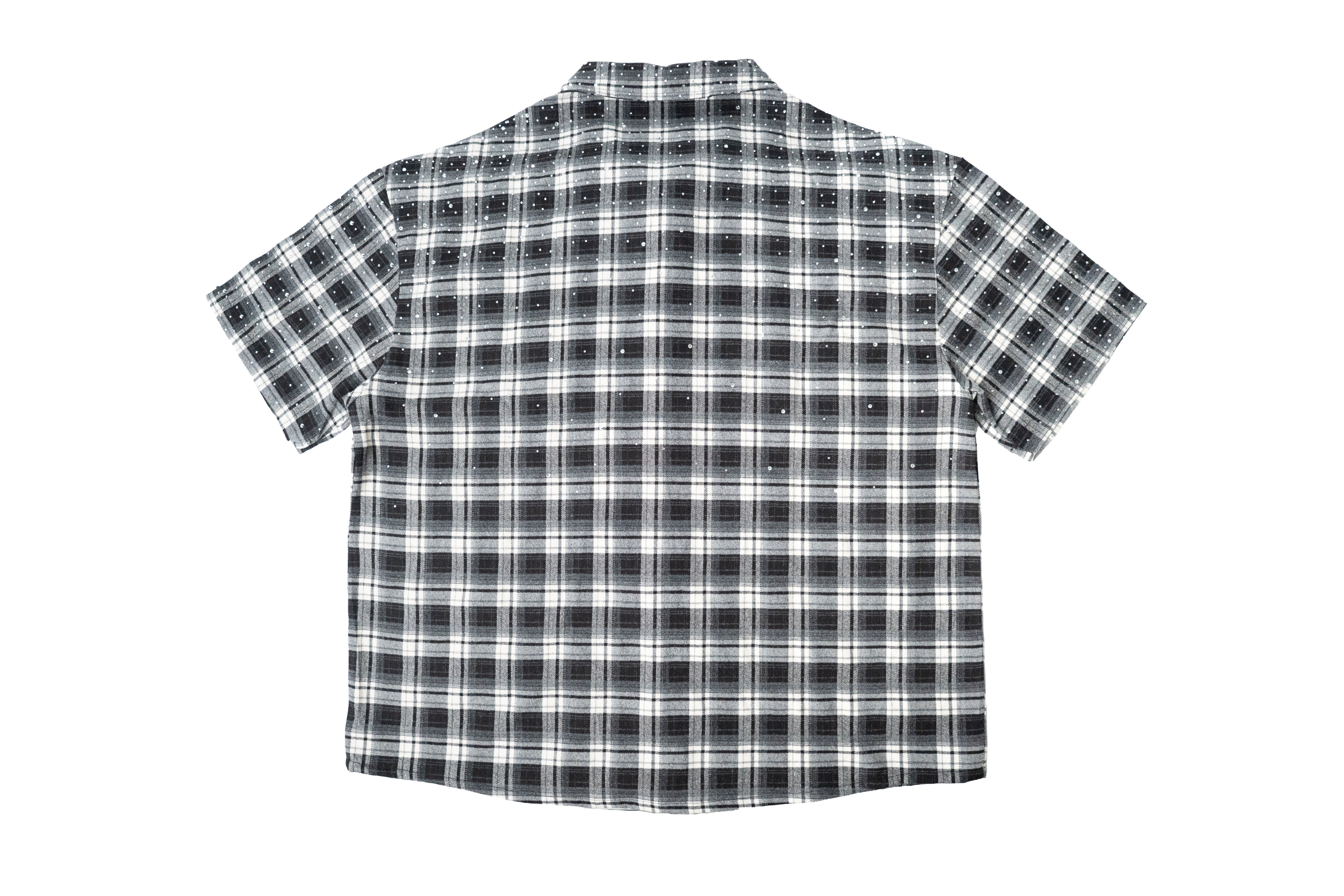 FF Rhinestone Flannel - Black
