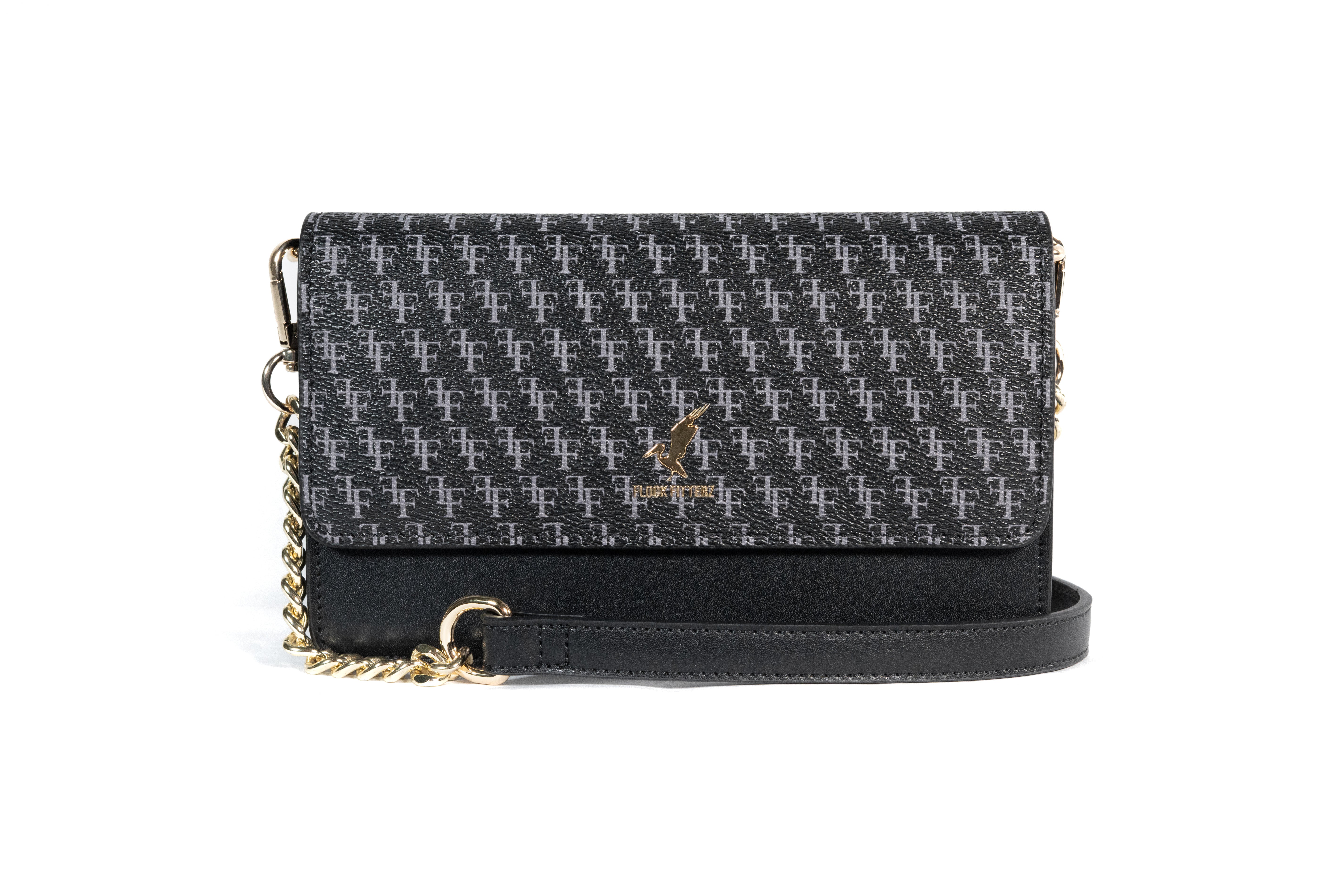 FF Women’s Leather Crossbody Purse