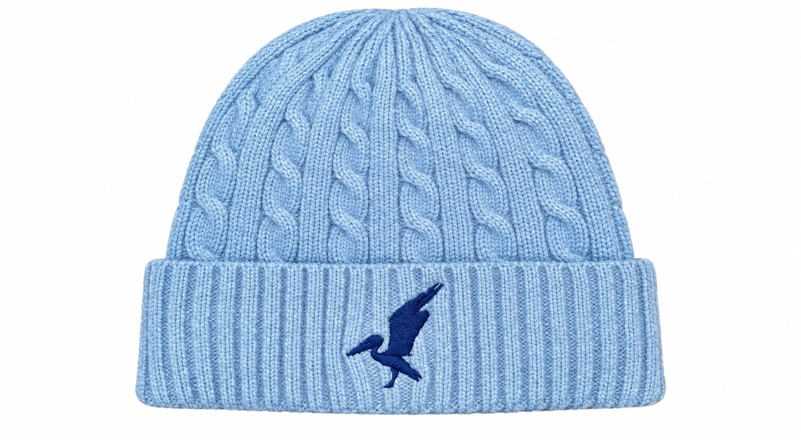 FF Wool Knit Beanies - Sky Blue