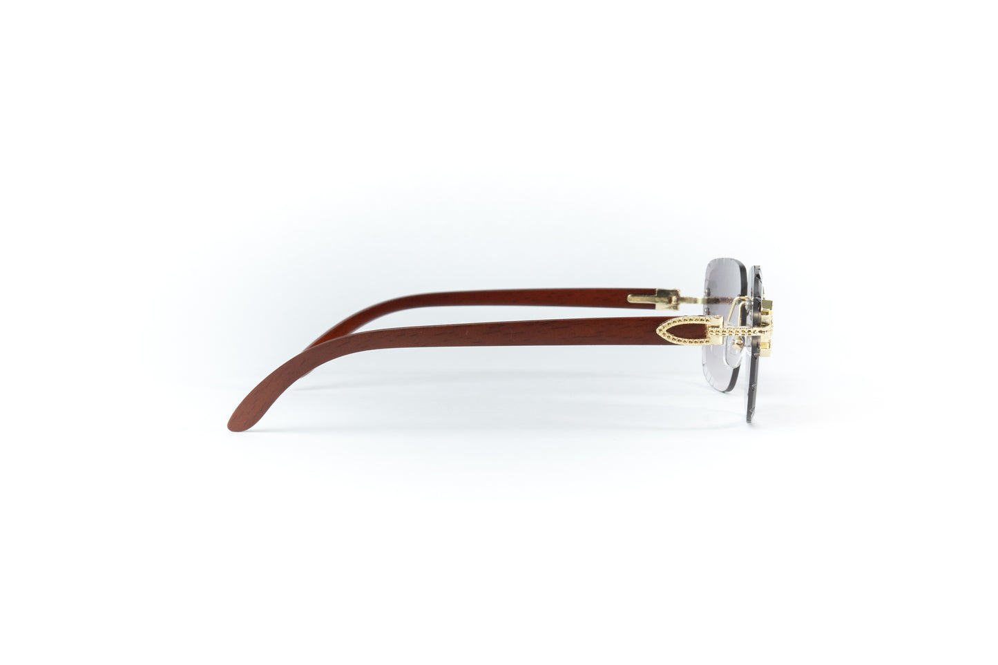 FF Gold Cross Sunglasses - Gray