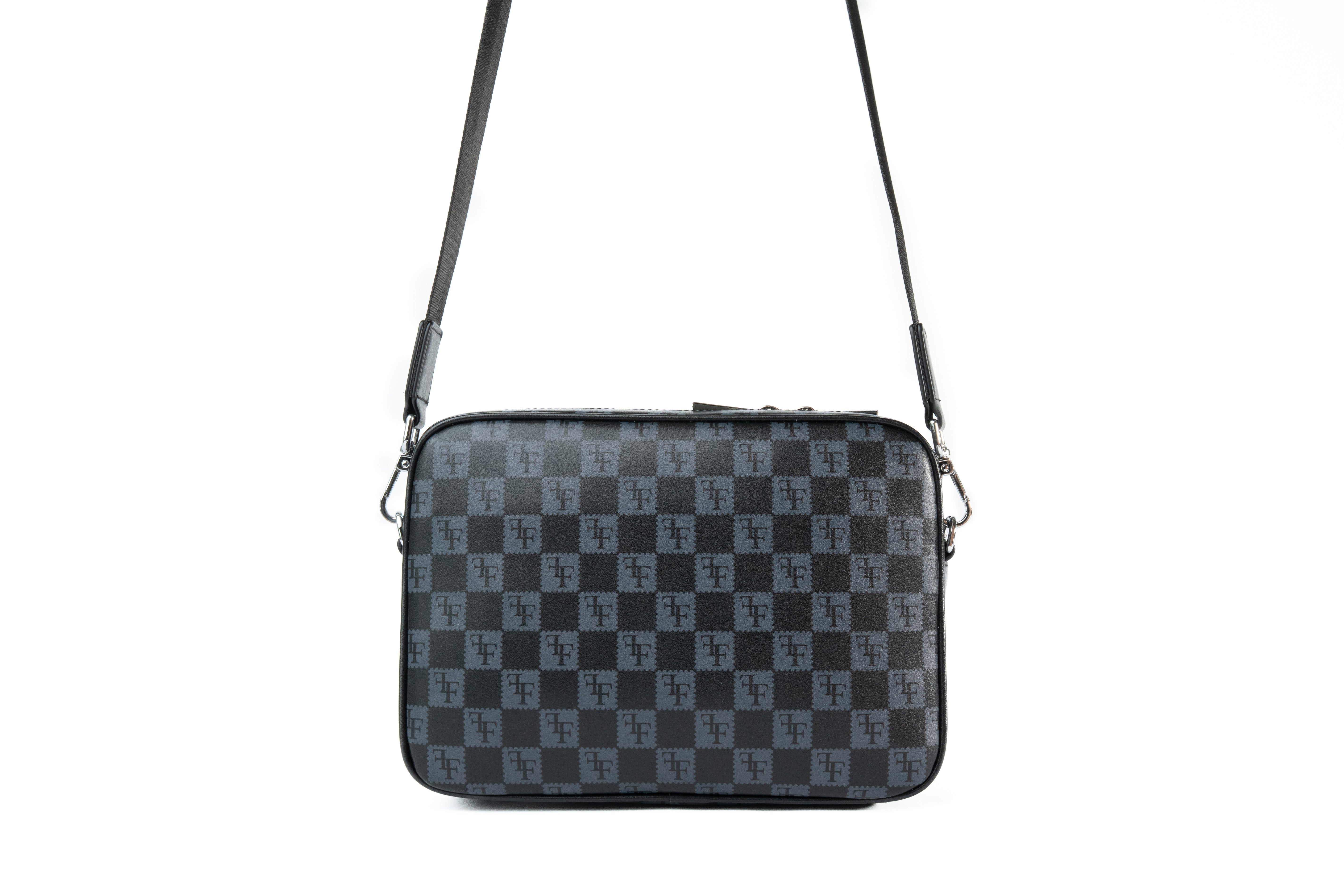 FF PU Leather Crossbody Bag