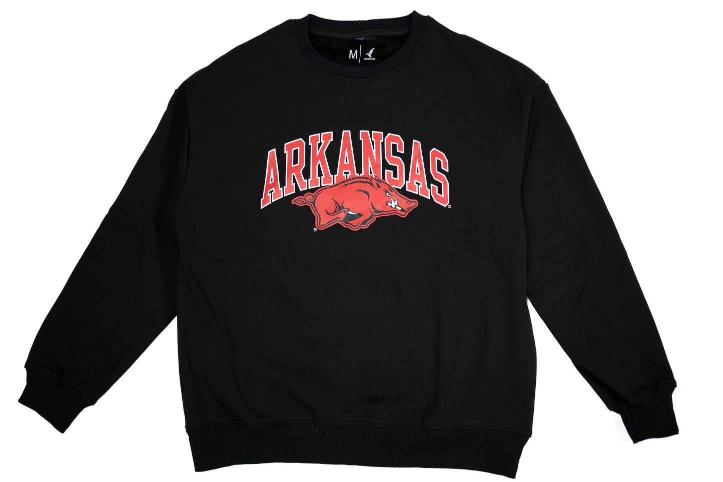 "Arkansas Razorback" Sweat Shirt - Black