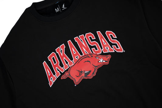 "Arkansas Razorback" Sweat Shirt - Black