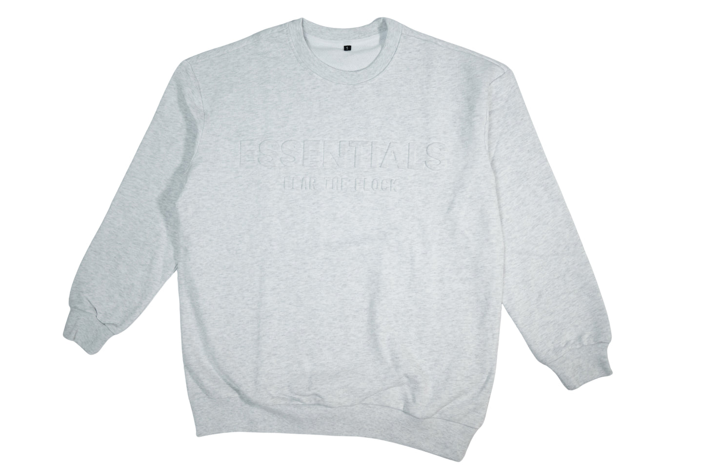 "Fear The Flock" Essentials Sweater - Gray
