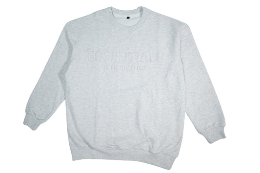"Fear The Flock" Essentials Sweater - Gray