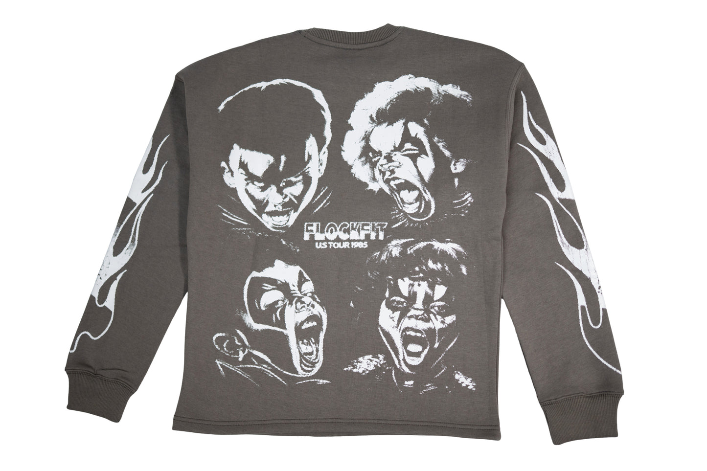 "Rockstar Kids" Sweater - Gray