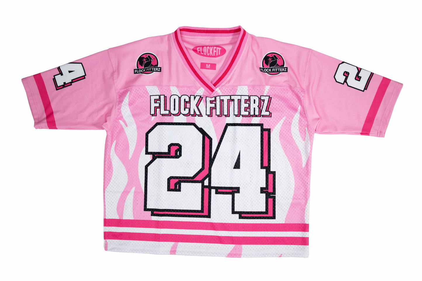 Flock Fitterz Jersey - Pink/White