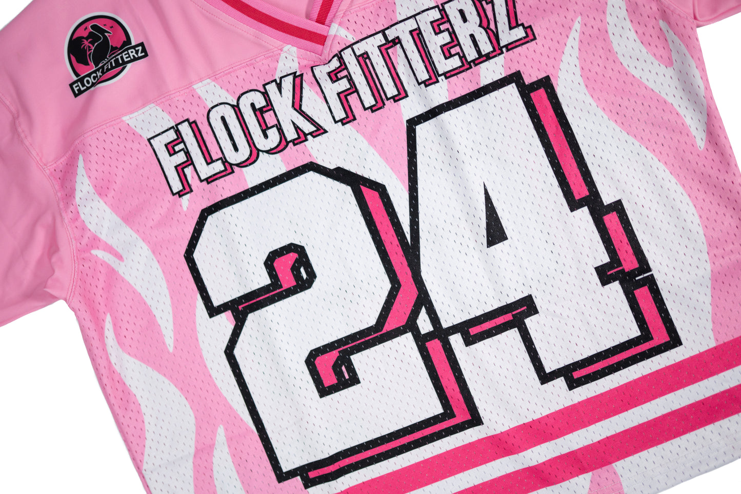 Flock Fitterz Jersey - Pink/White