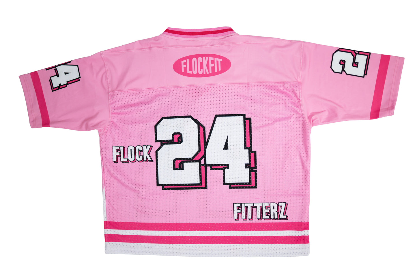 Flock Fitterz Jersey - Pink/White