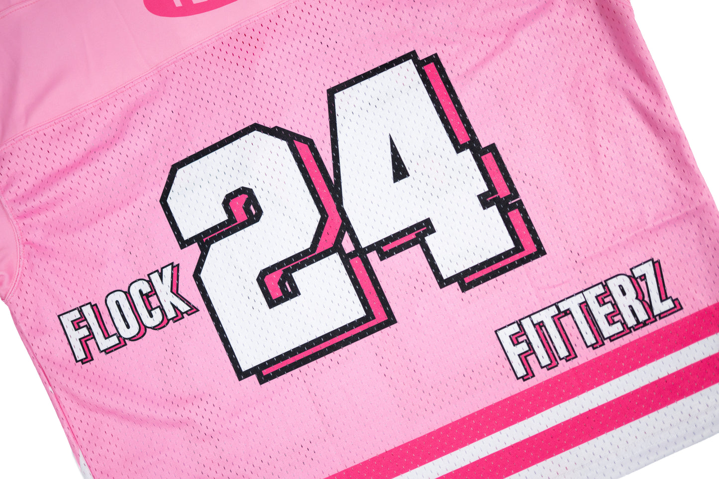 Flock Fitterz Jersey - Pink/White