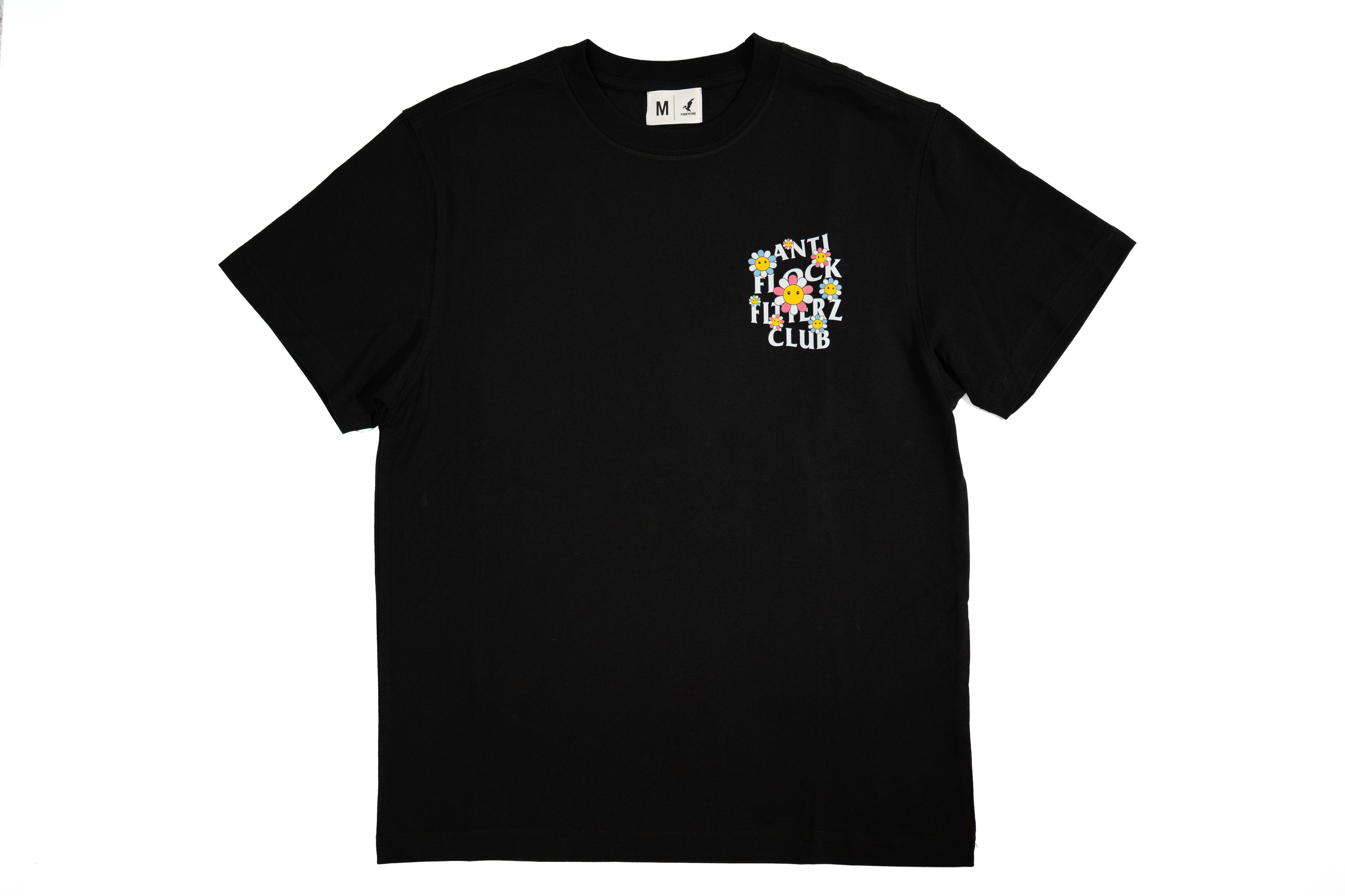 Anti FF Club Flower Tee - Black