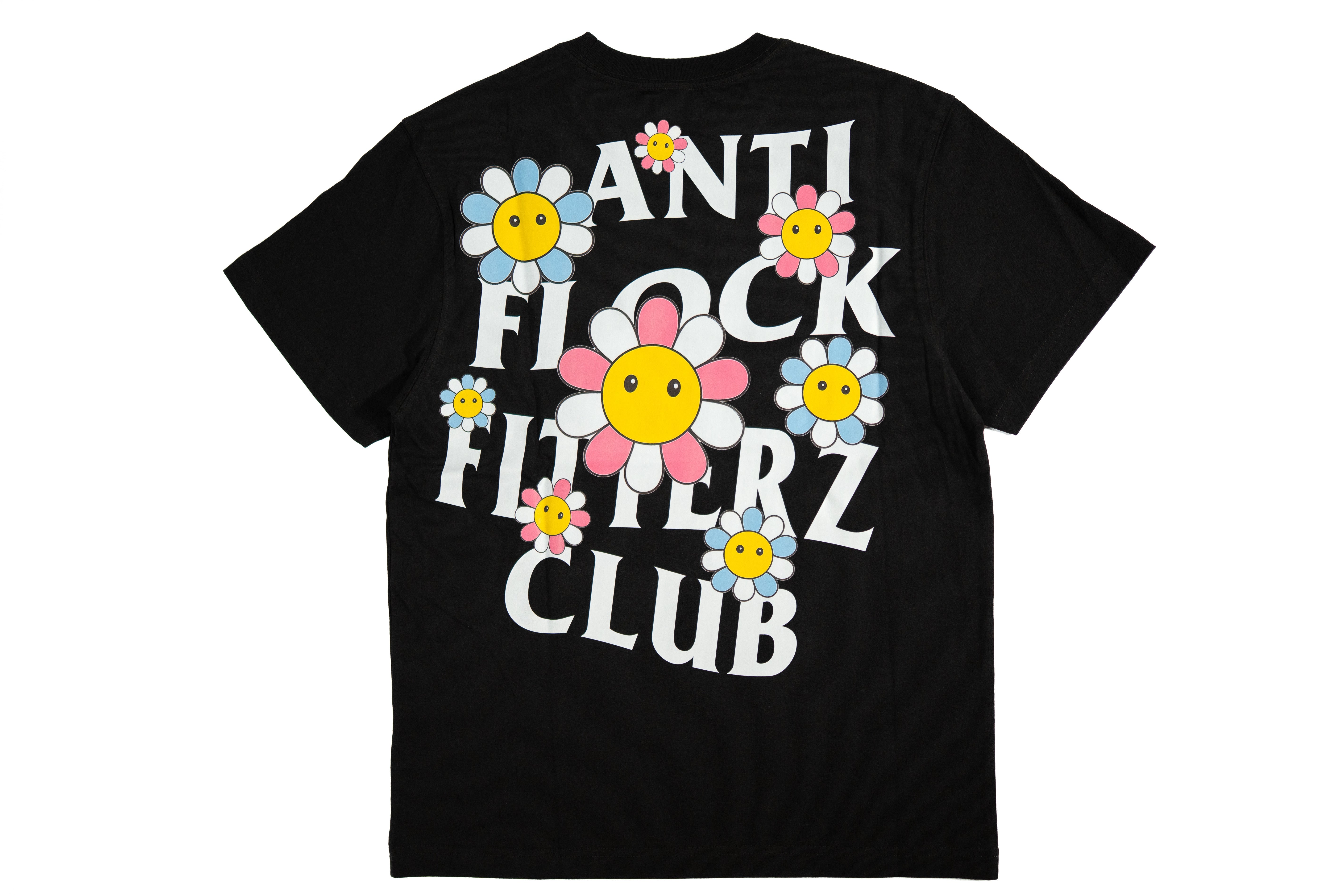 Anti FF Club Flower Tee - Black