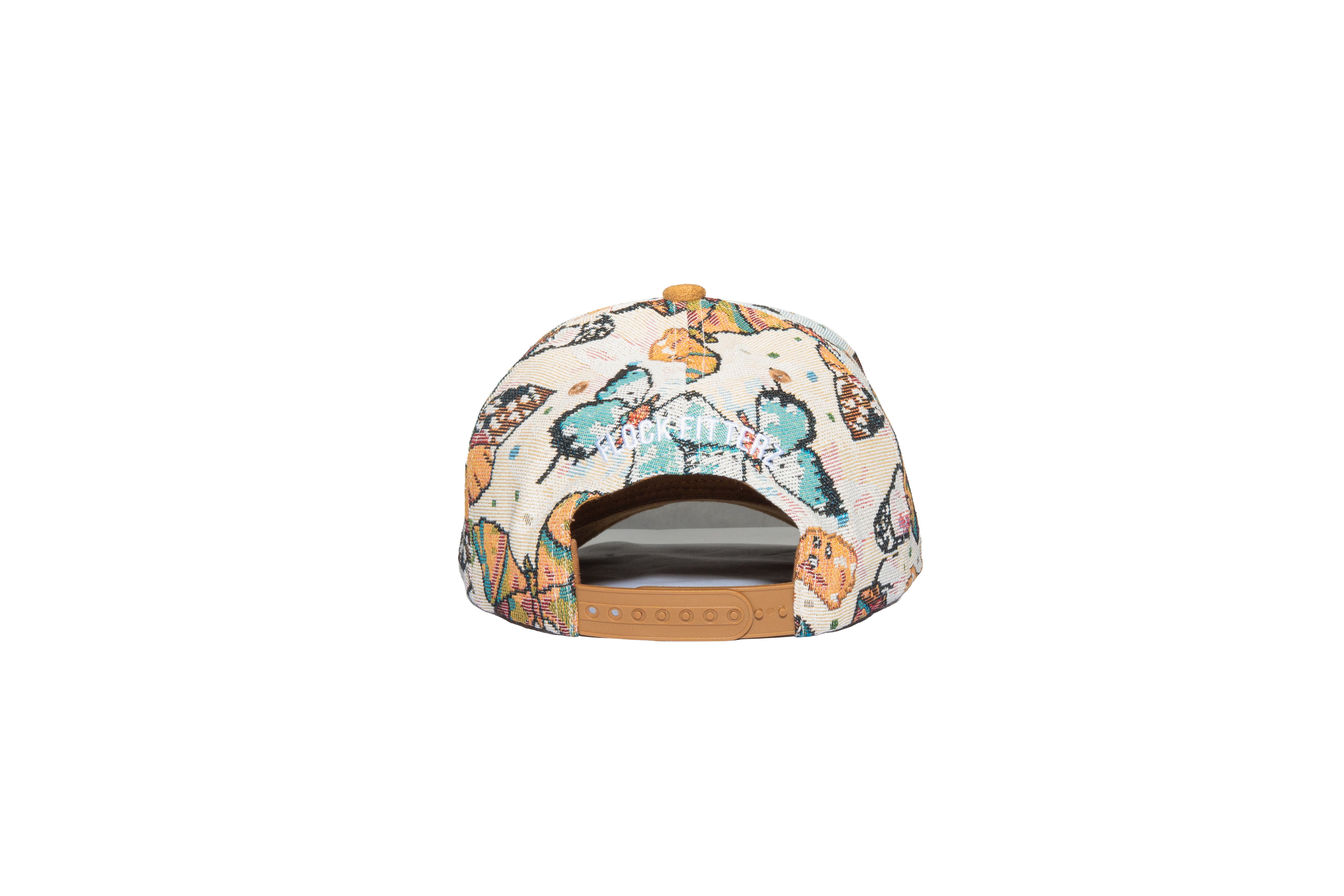 "Grandmas Couch" Snapback - Brown/Butterfly