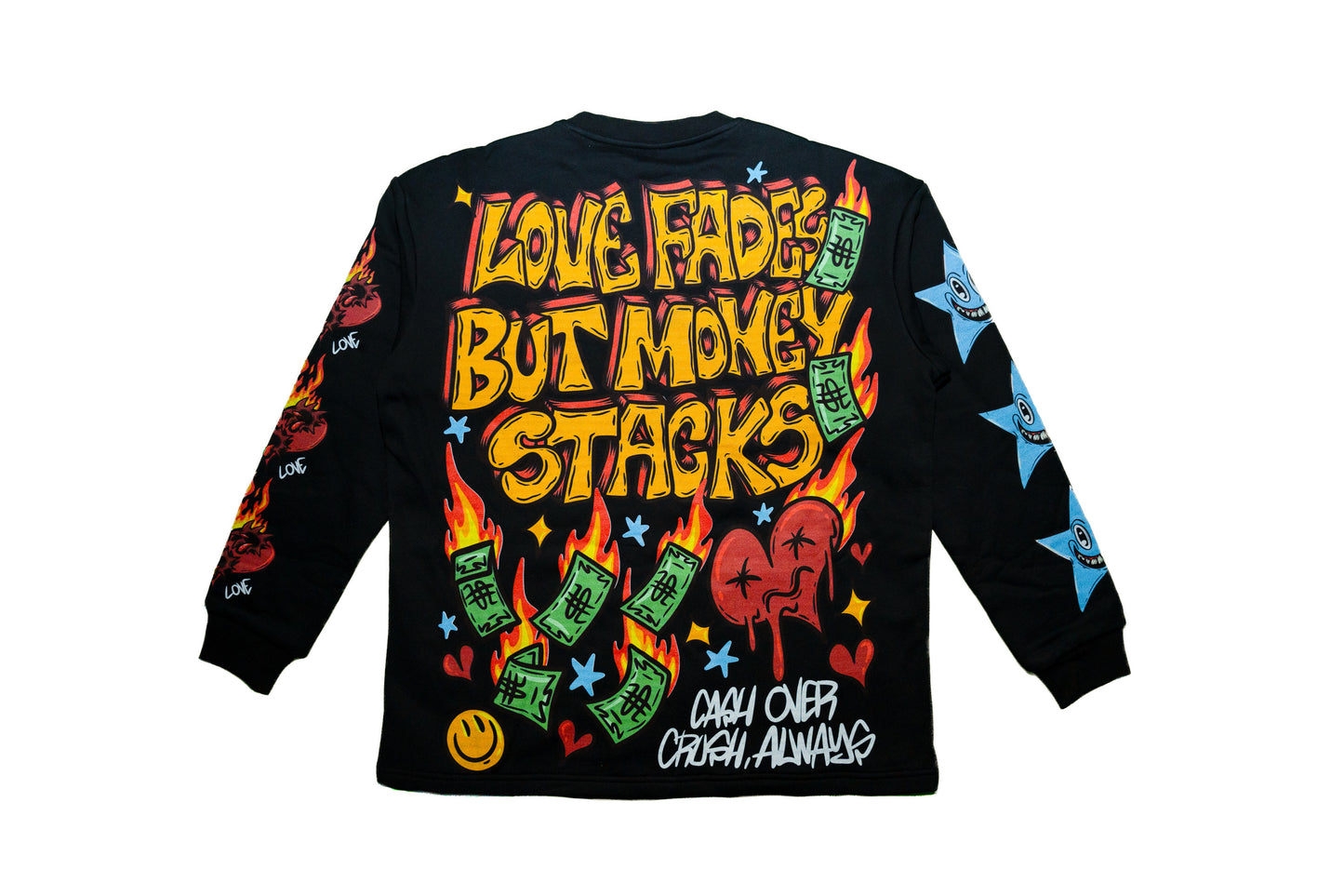 "Love Fades" Sweater - Black