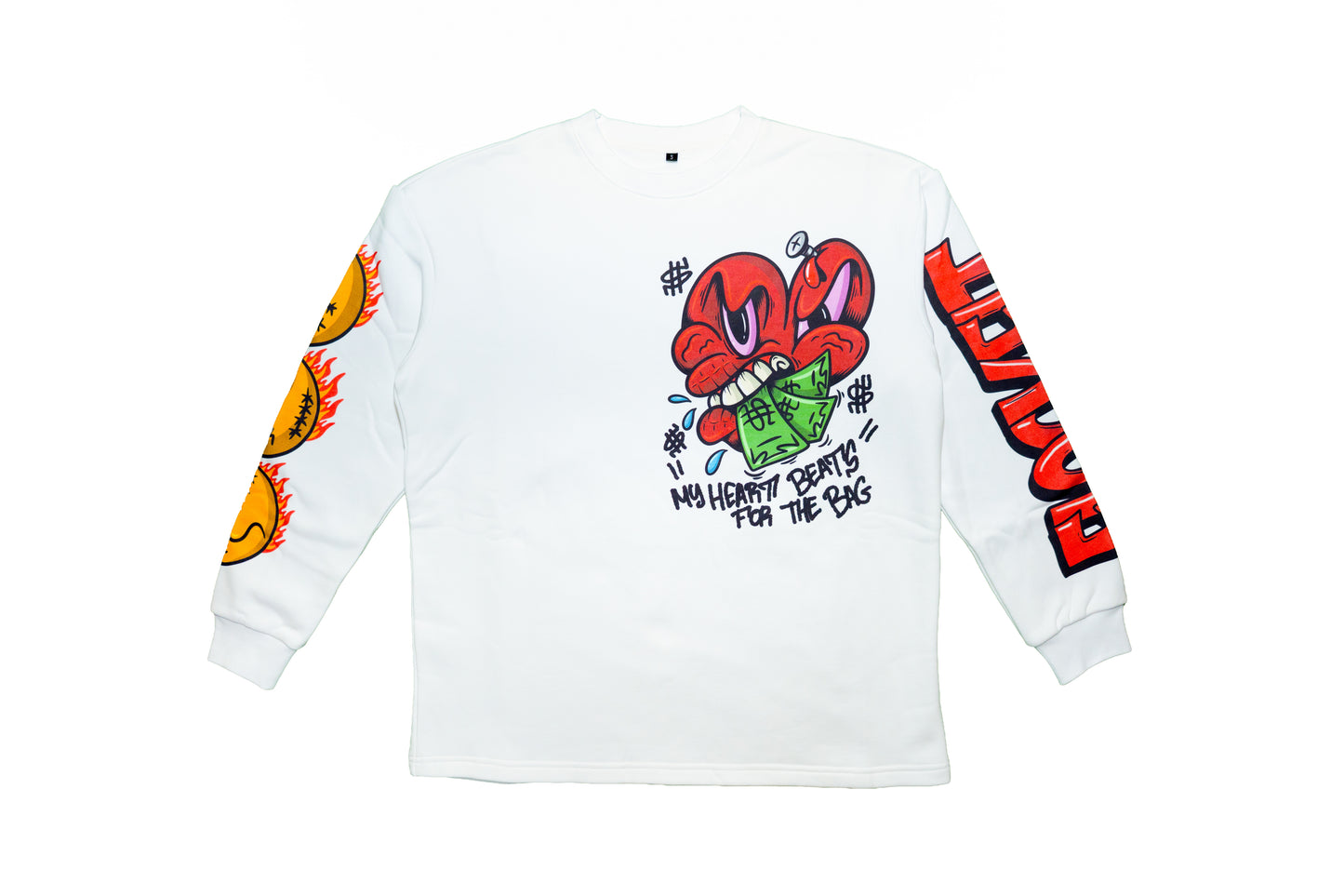 "Money Talks" Sweater - White
