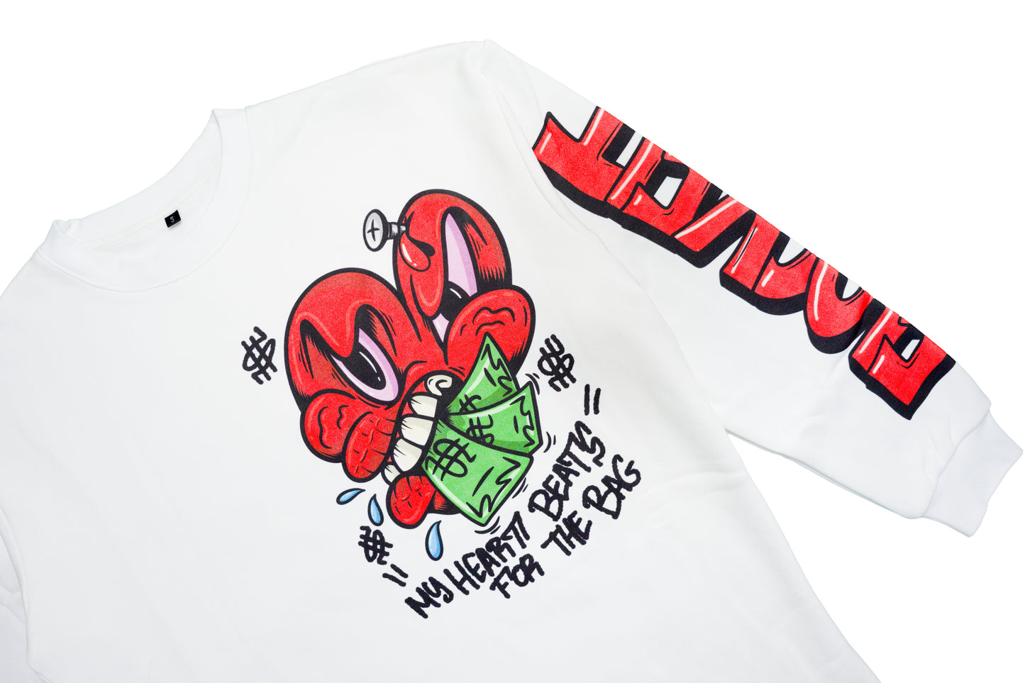 "Money Talks" Sweater - White