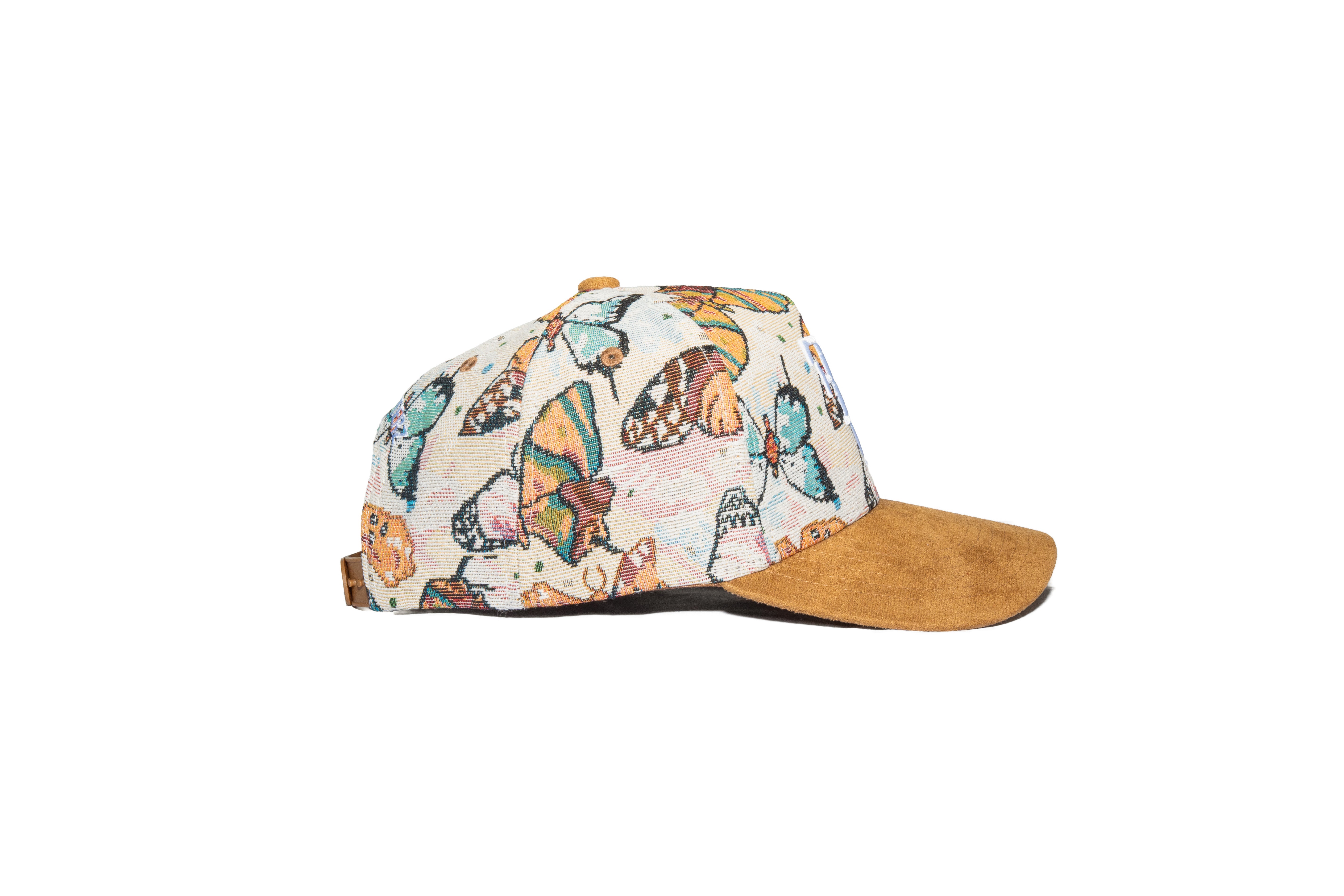 "Grandmas Couch" Snapback - Brown/Butterfly
