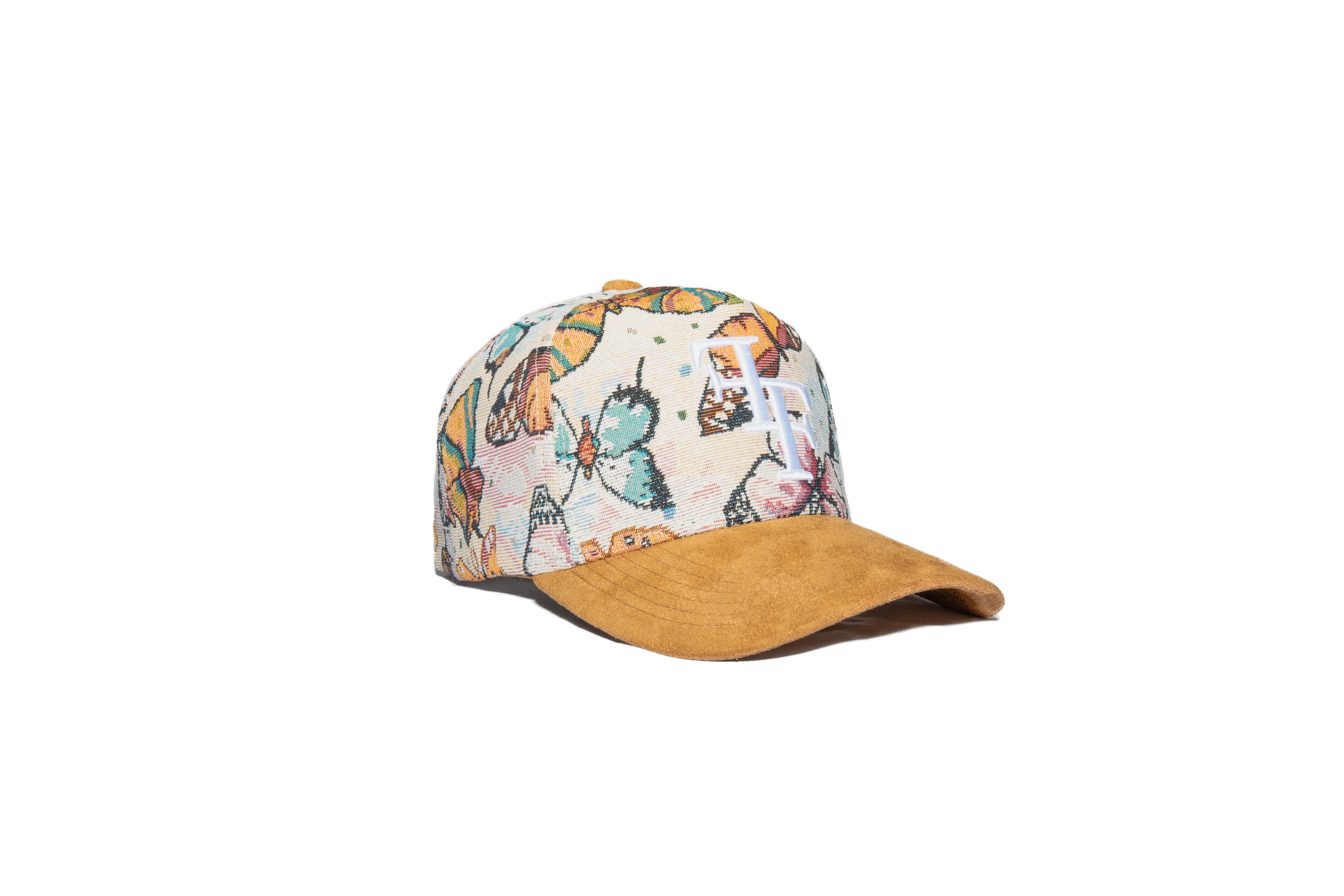 "Grandmas Couch" Snapback - Brown/Butterfly