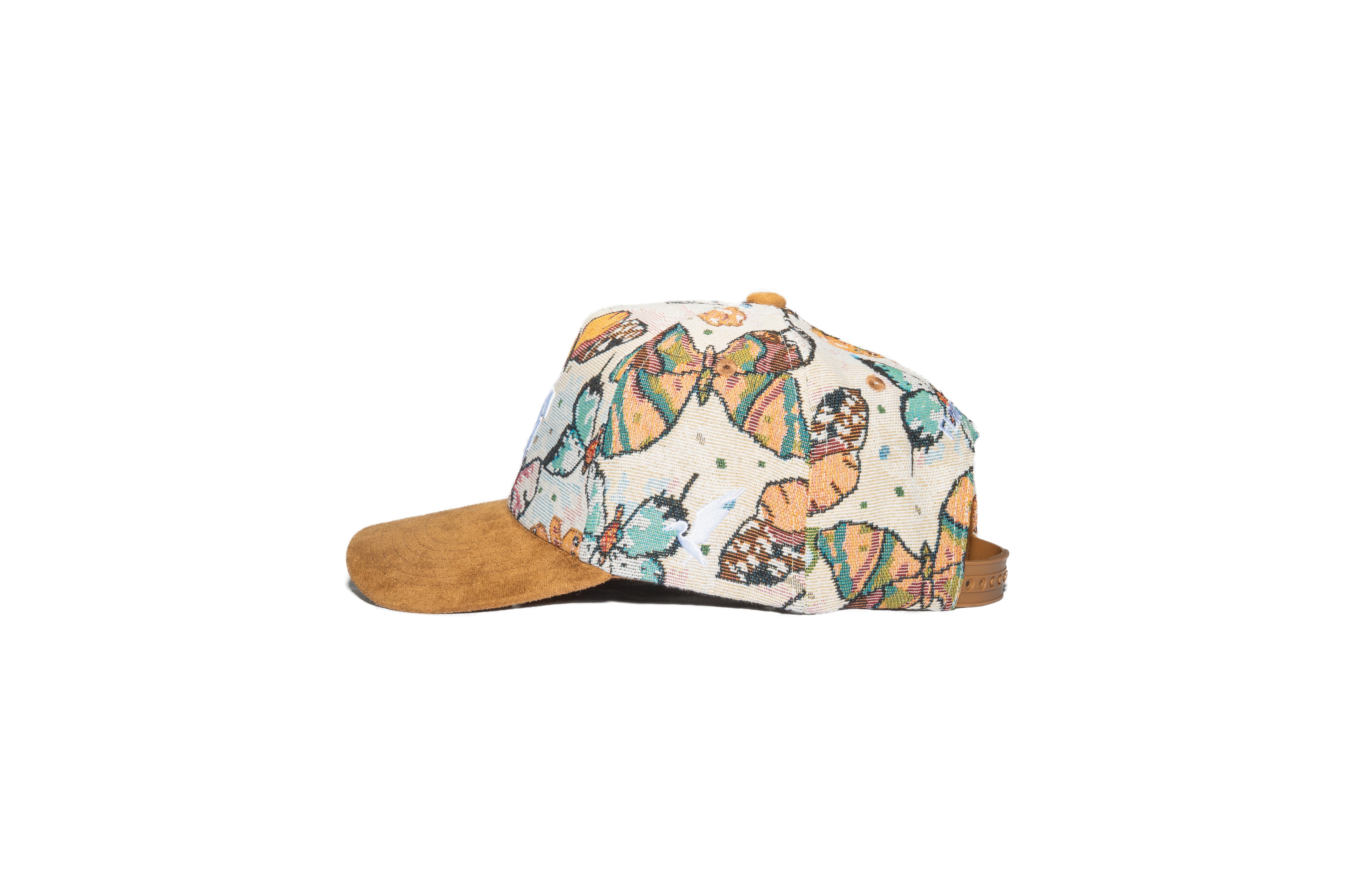 "Grandmas Couch" Snapback - Brown/Butterfly
