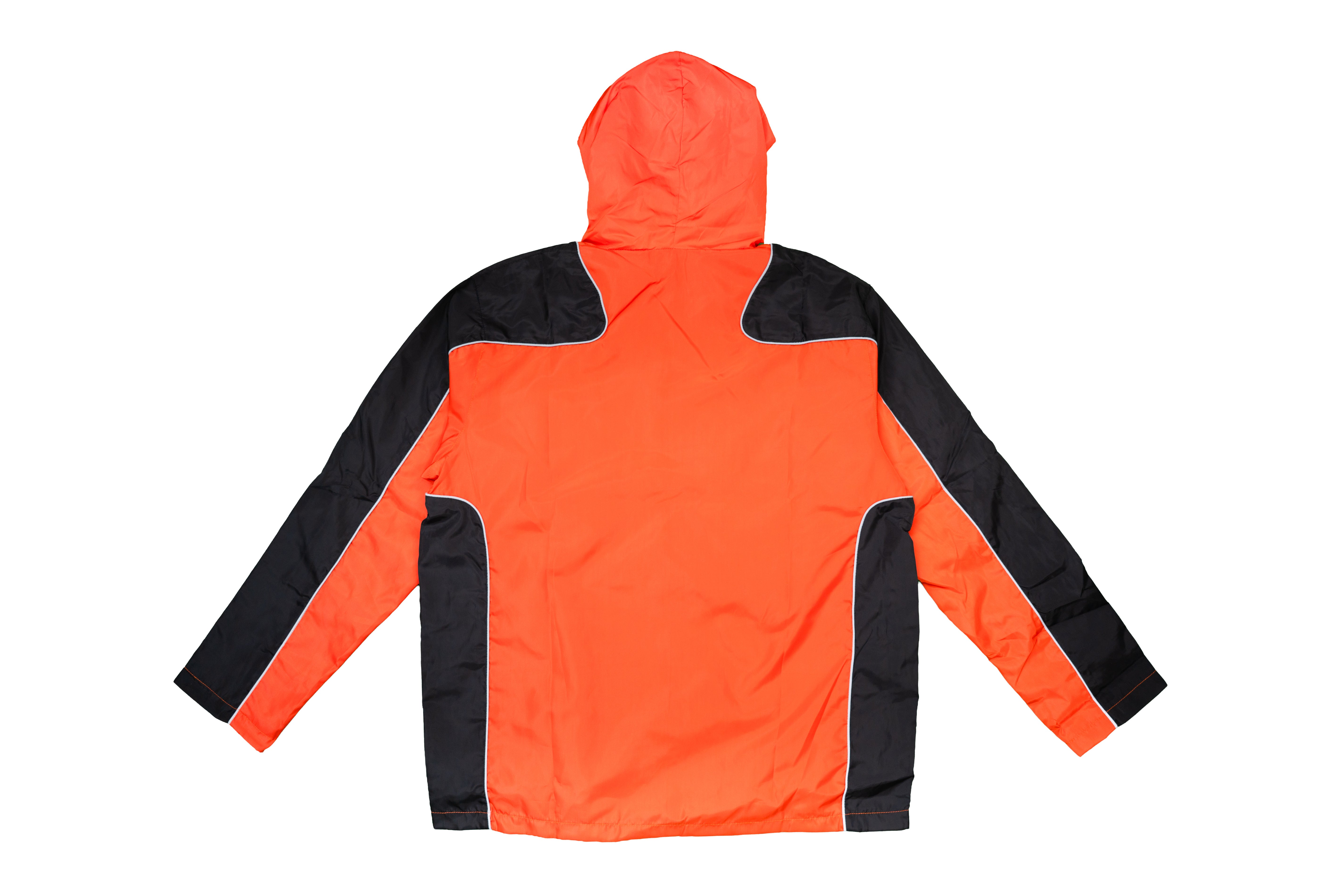 “FTW” Windbreaker Jacket - Orange/Black