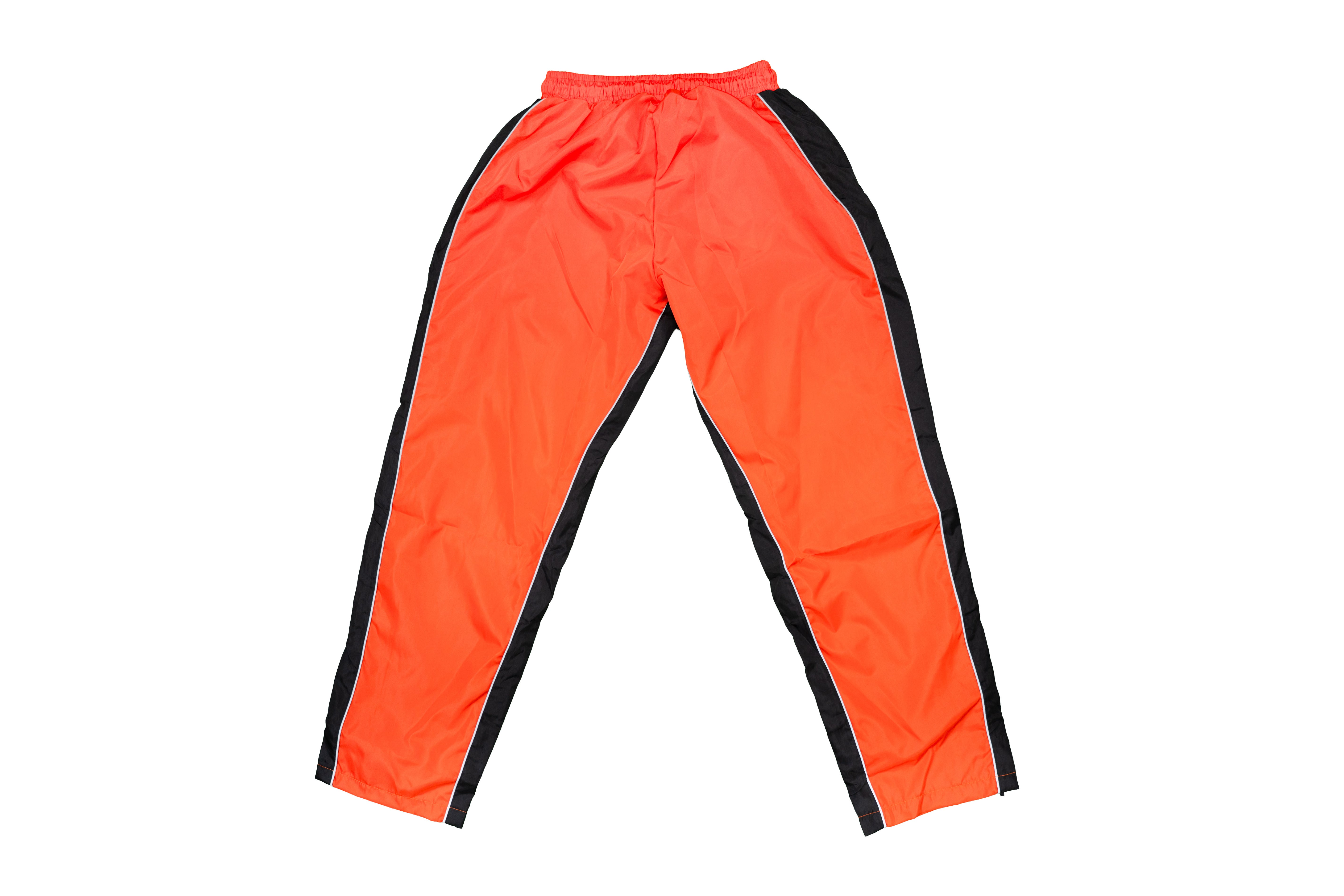 “FTW” Windbreaker Pants - Orange/Black