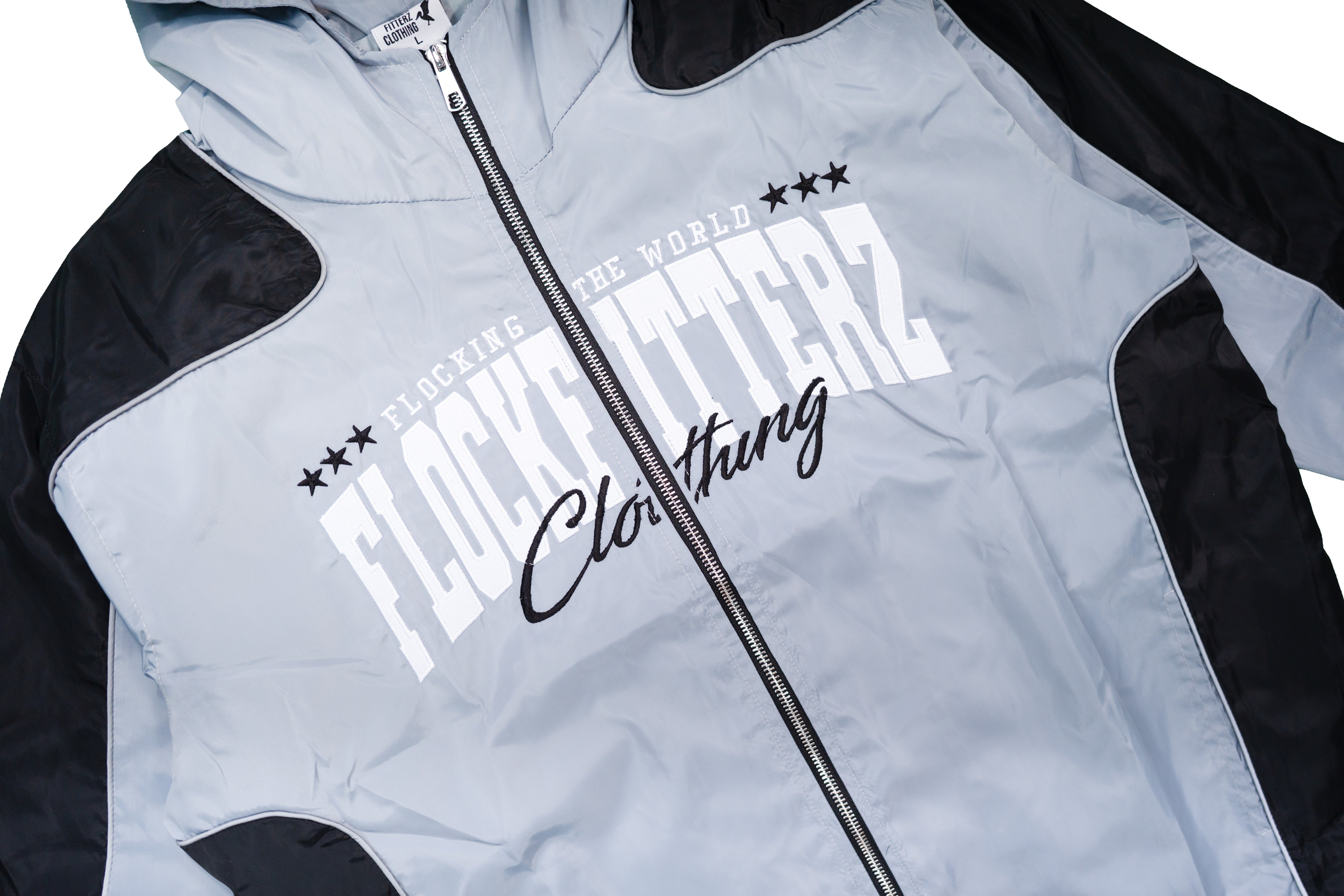 “FTW” Windbreaker Jacket - Gray/Black