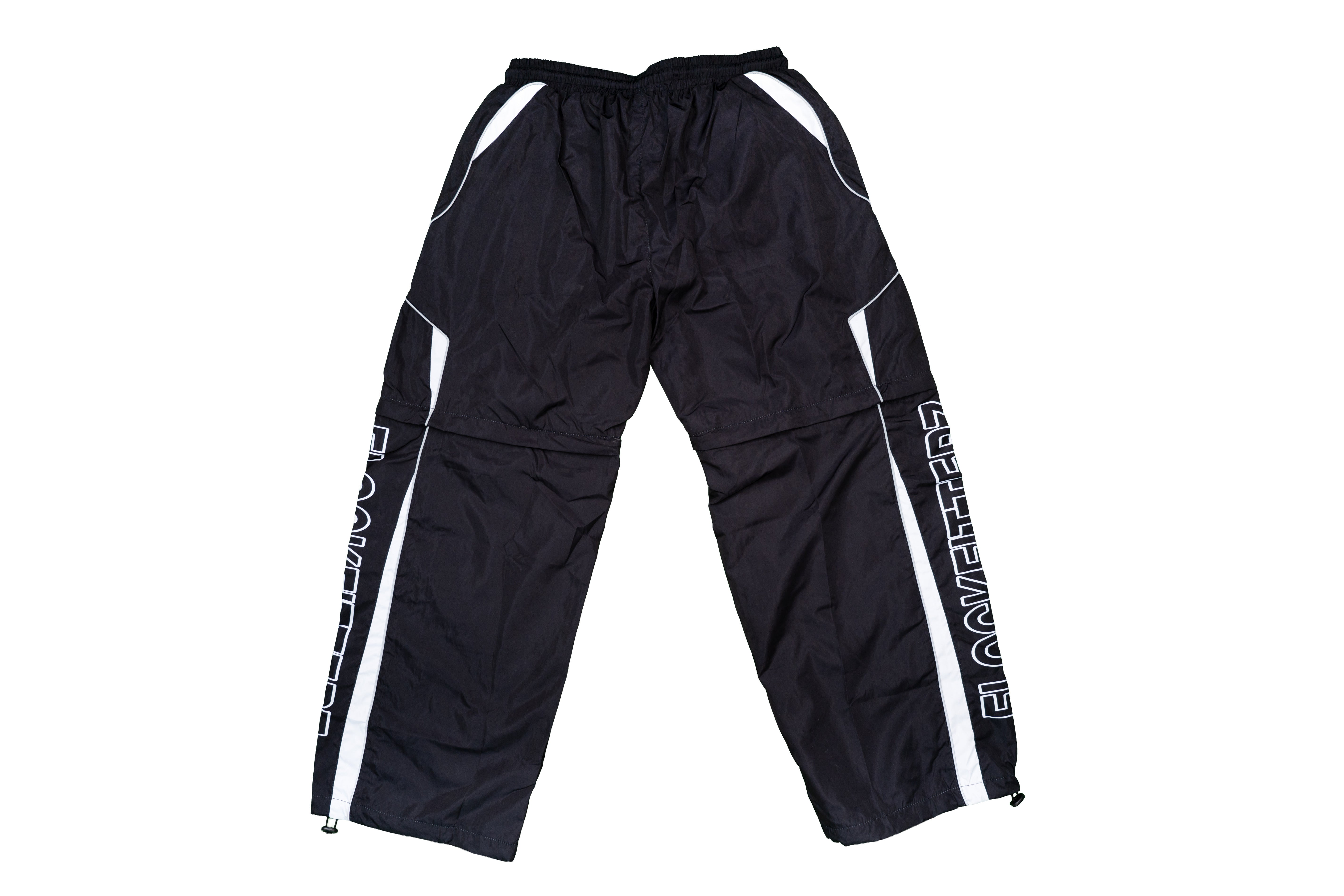 "Futbol" Windbreaker Pants - Black