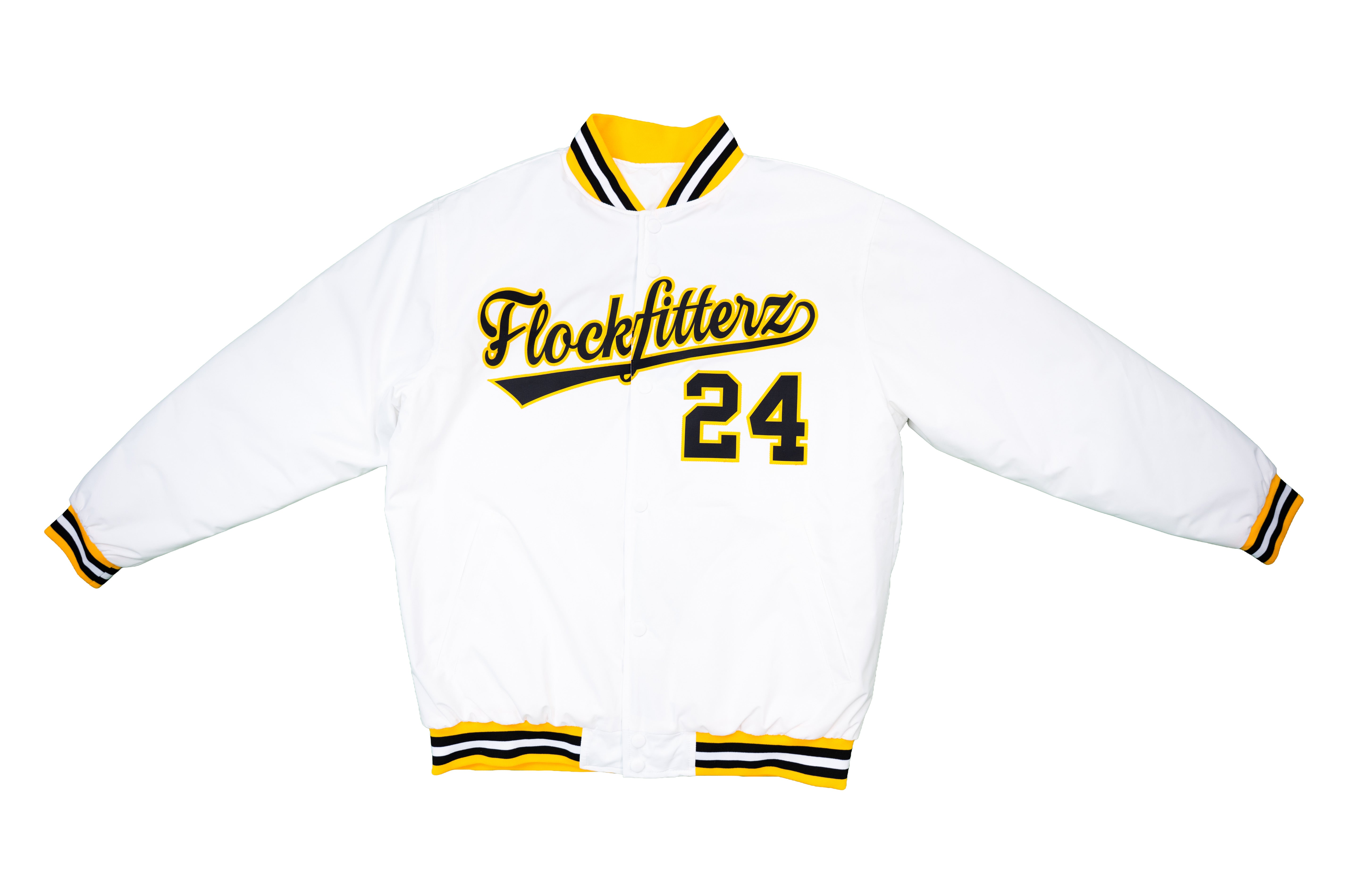 FF Bomber Jacket - White/Yellow