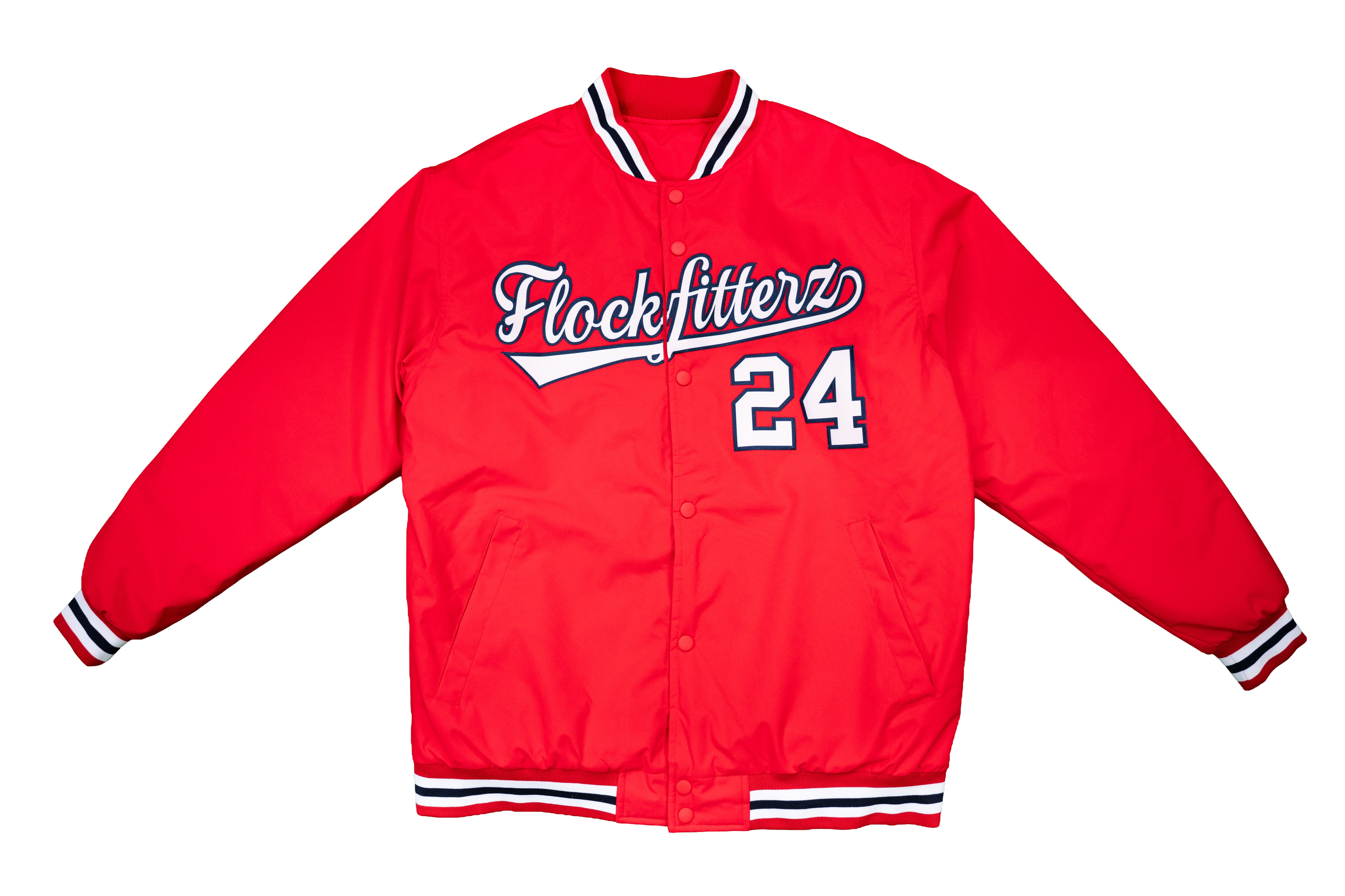 FF Bomber Jacket - Red/Navy