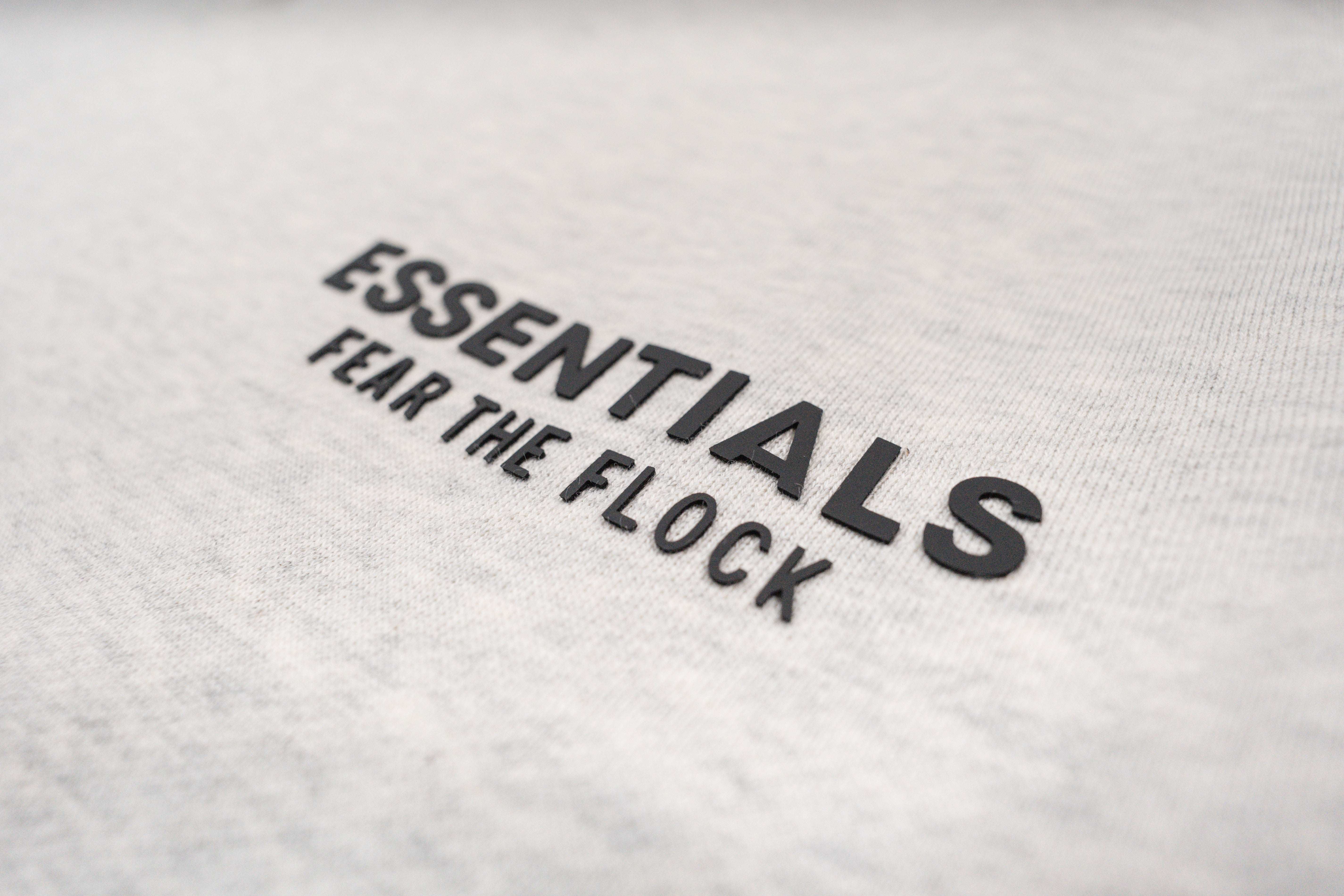 "Fear The Flock" Essential Hoodie - Gray