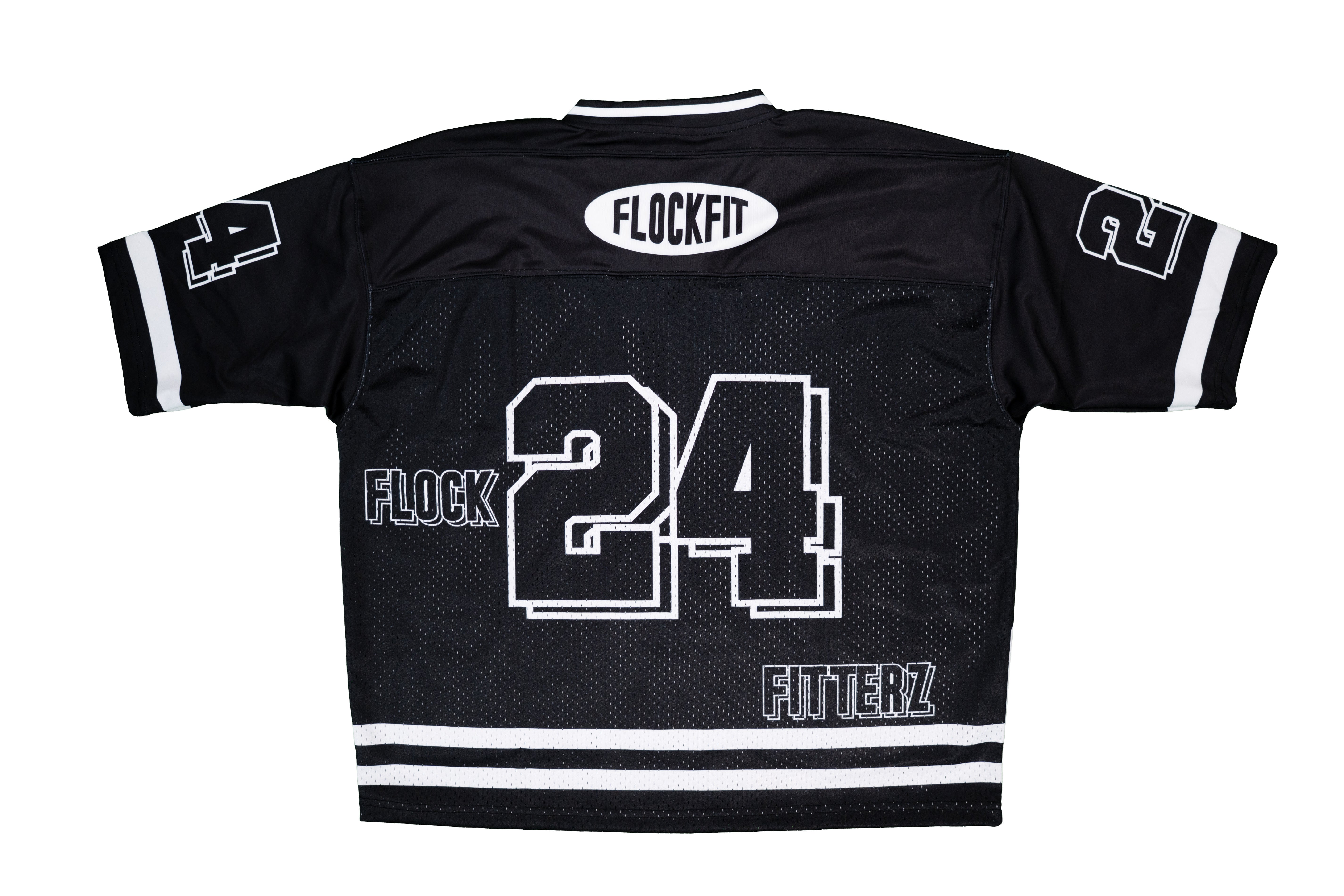 Flock Fitterz Jersey - Black/White