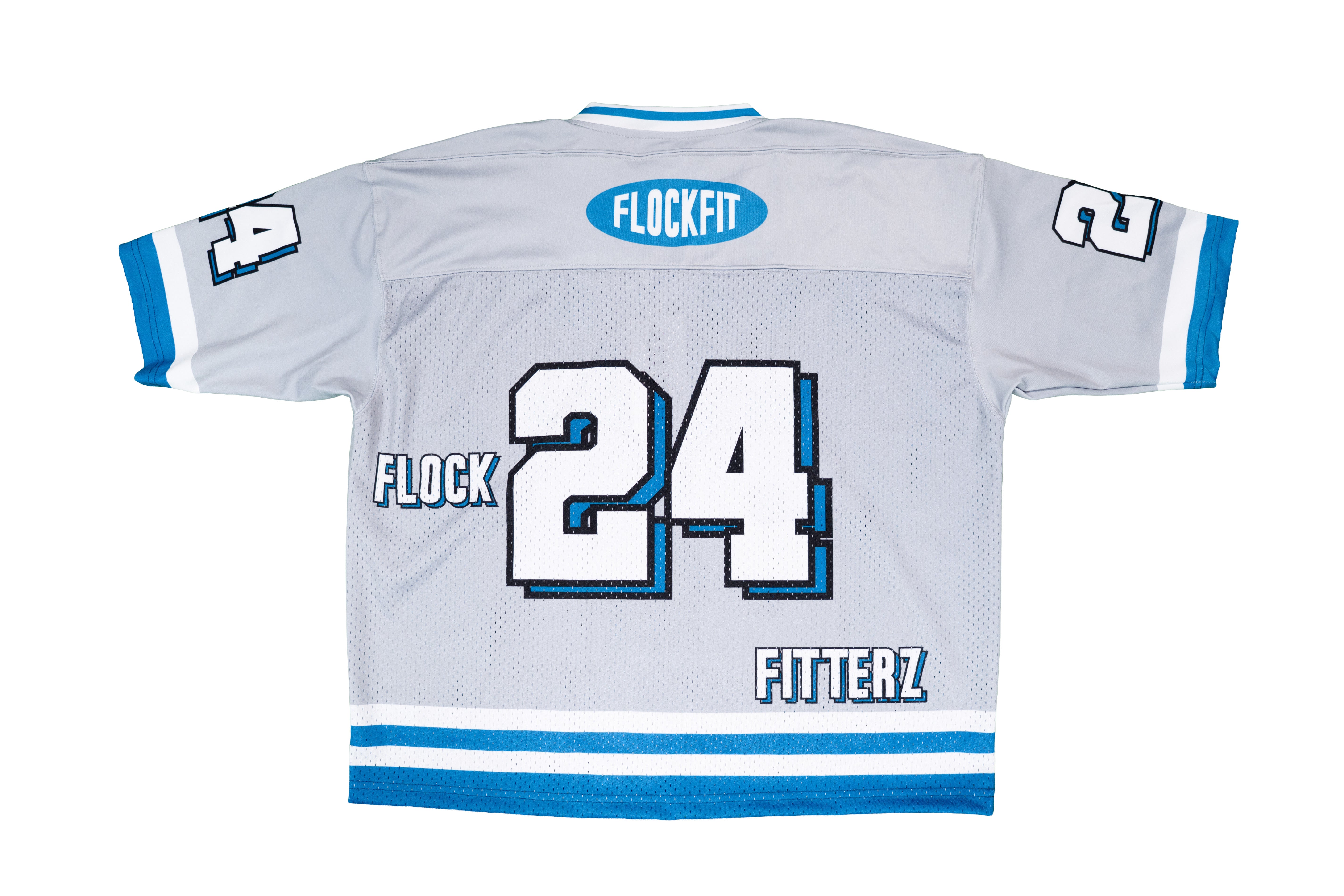 Flock Fitterz Jersey - Gray/Blue