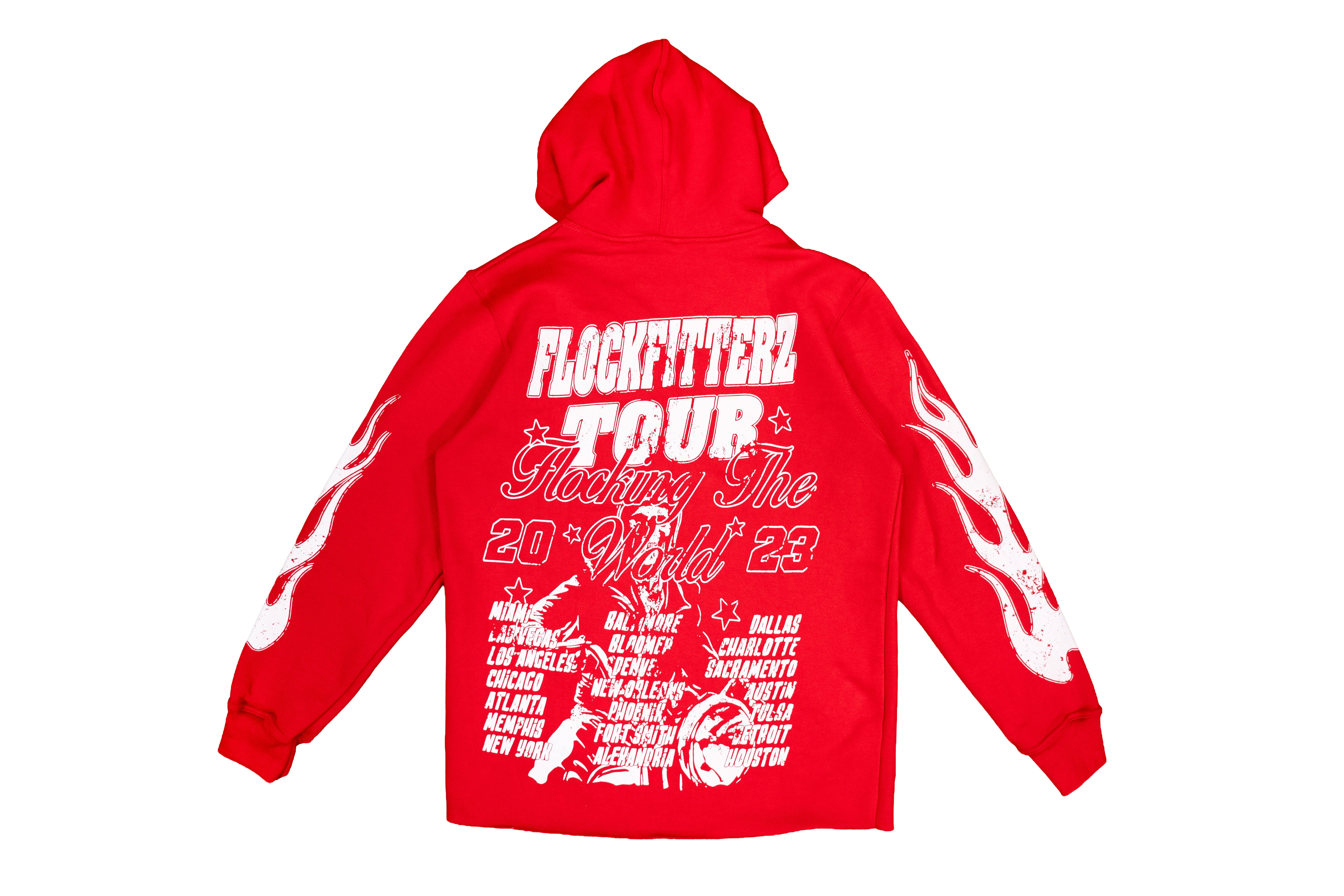 "FTW Tour" Hoodie - Red/White