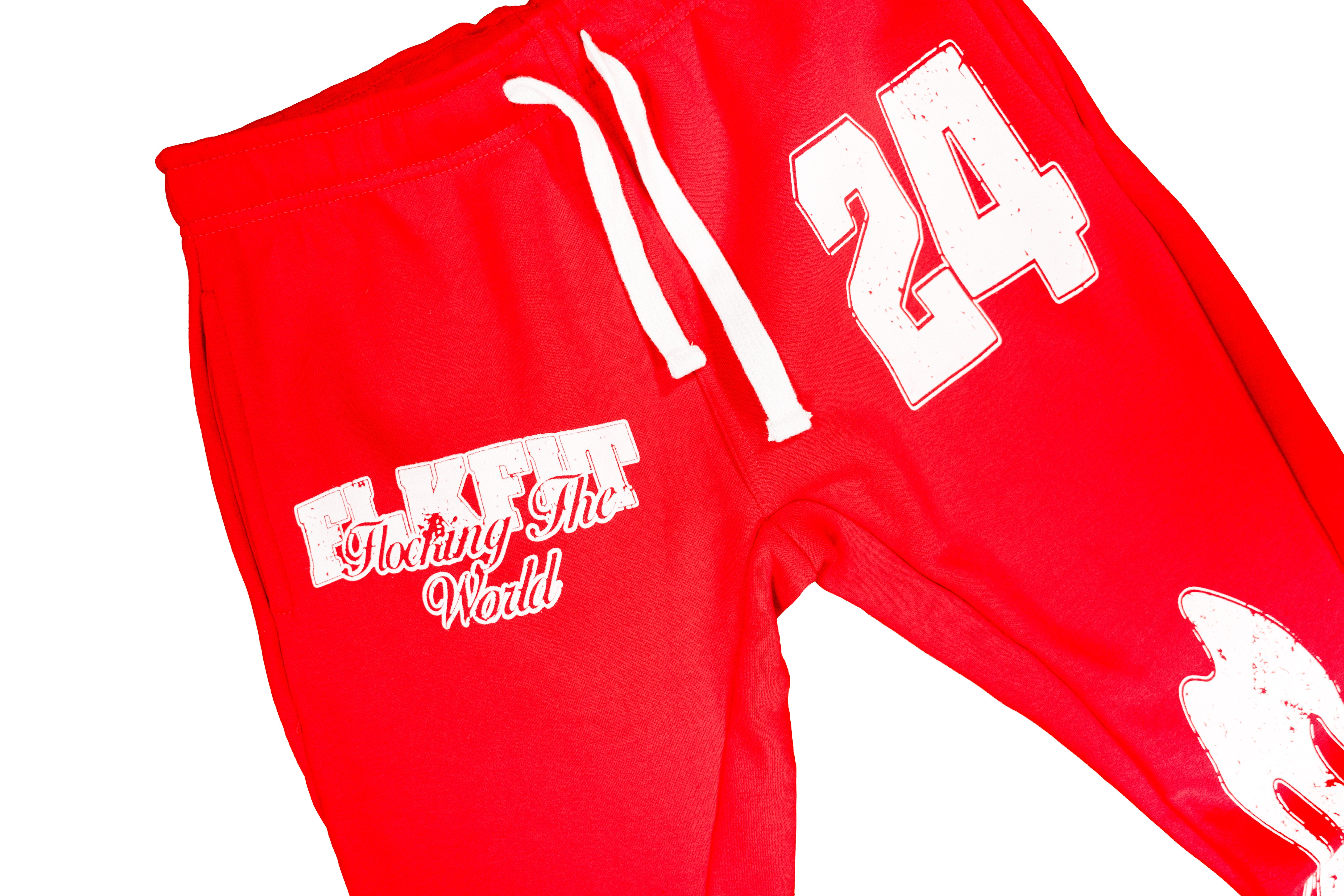 "FTW Tour" Flare Sweatpants - Red
