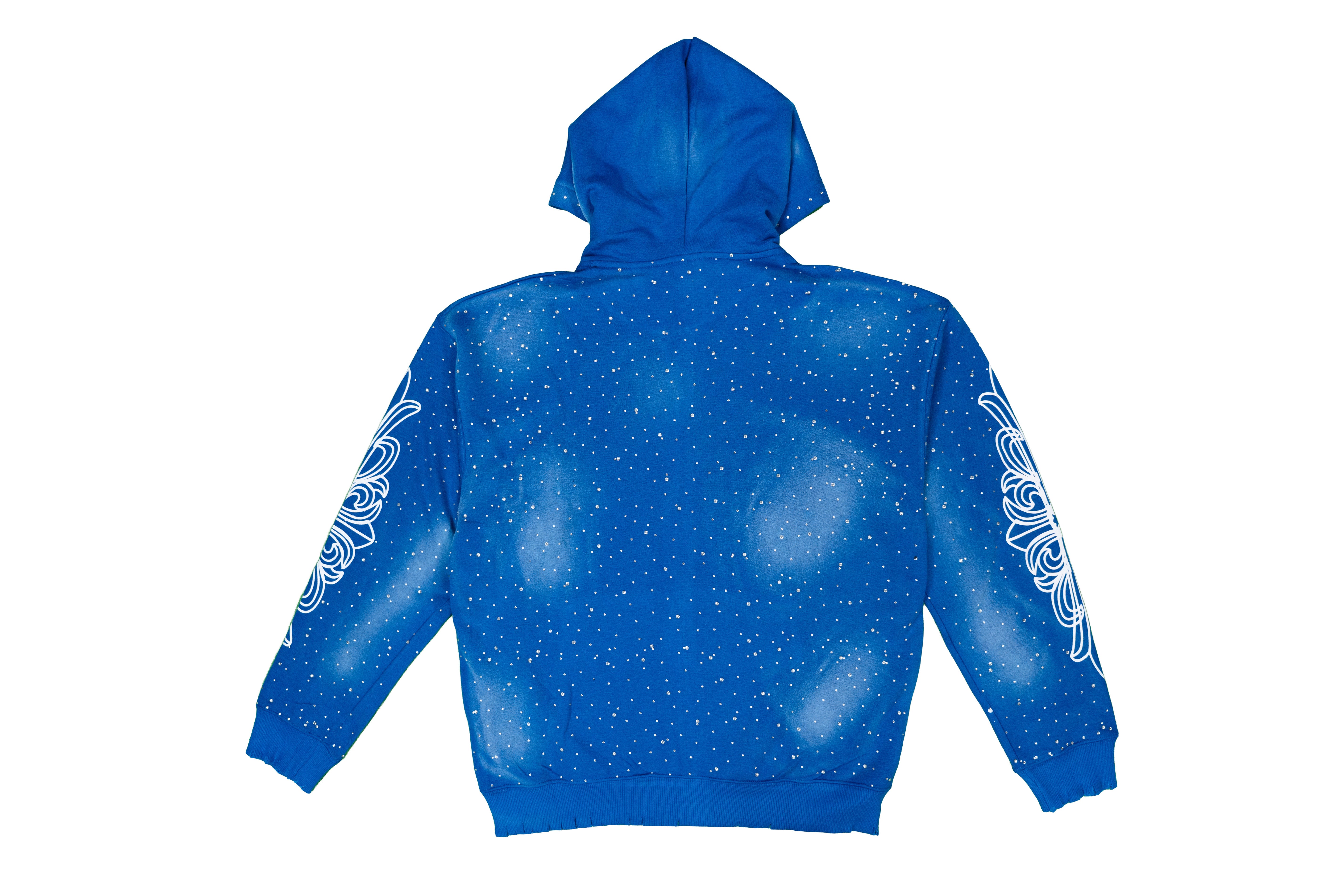 FF Rhinestone Hoodie - Blue