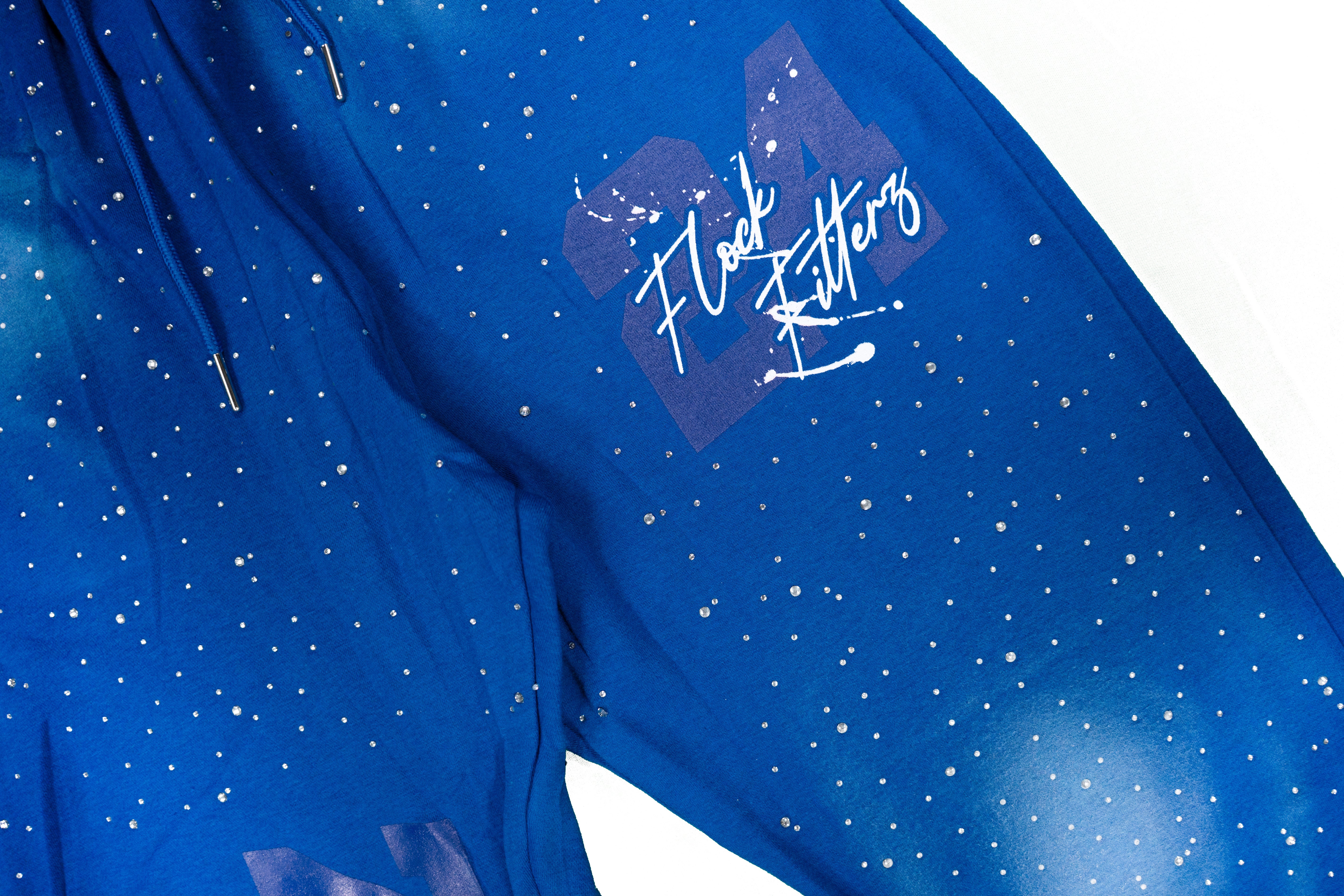 FF Rhinestone Sweats - Blue