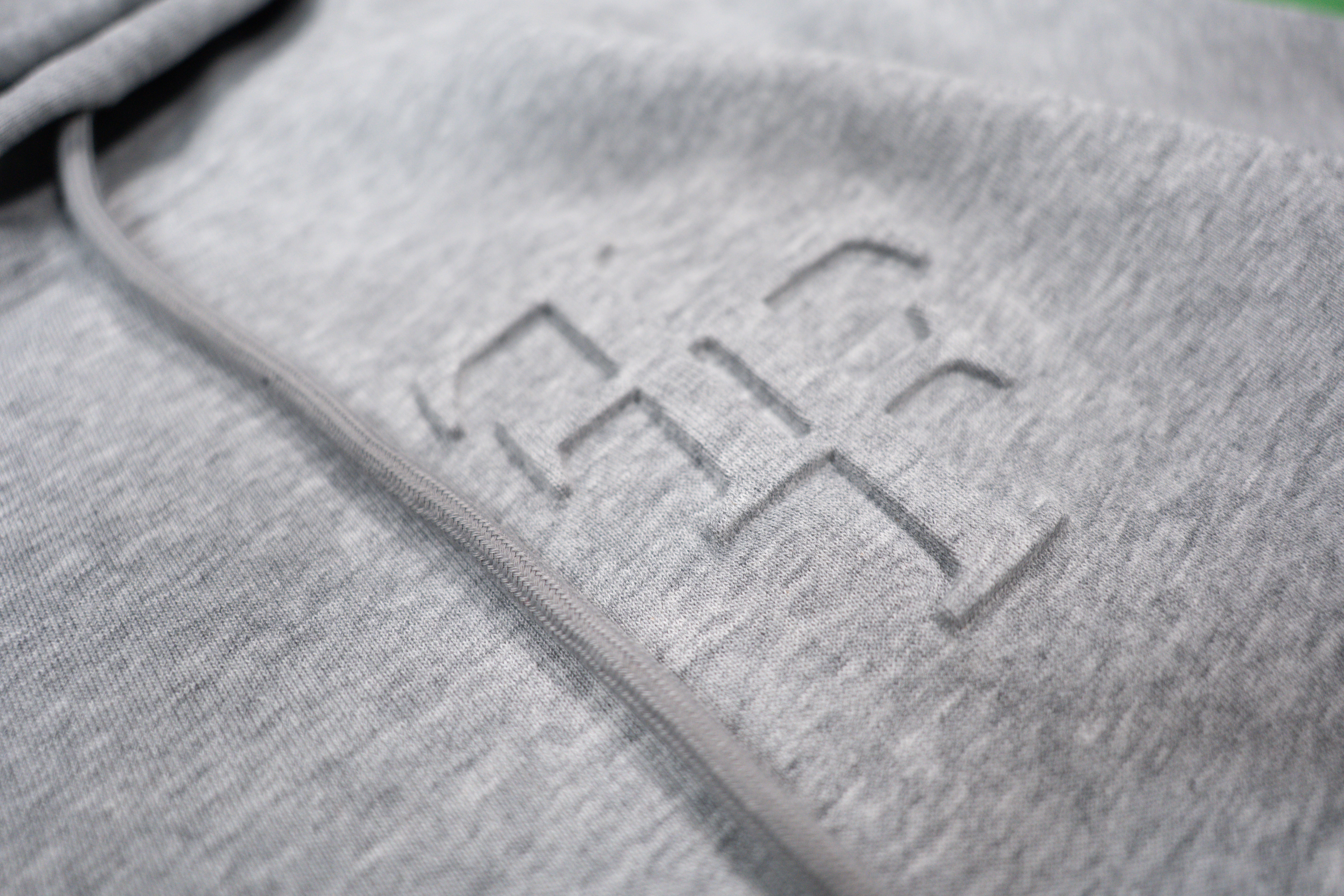 FF Embossed Hoodie - Gray