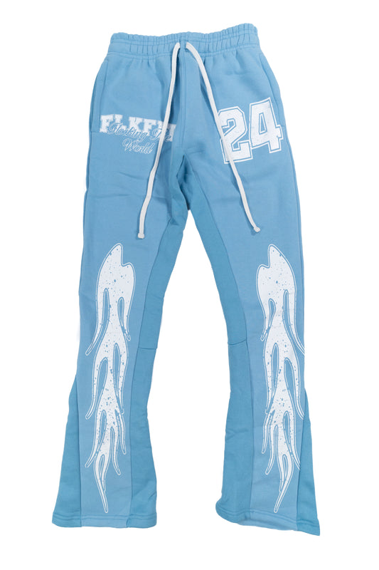 "FTW Tour" Flare Sweatpants - University Blue/White