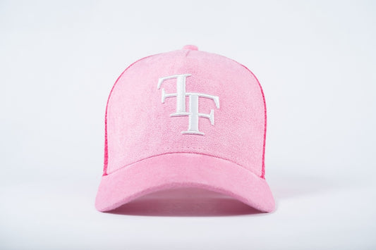 FF Suede Trucker Hat - Pink