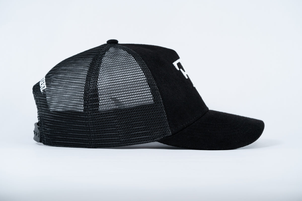 FF Suede Trucker Hat - Black