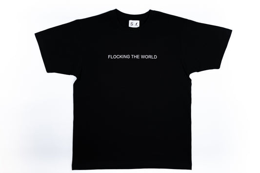 "Flocking The World" Tee - Black